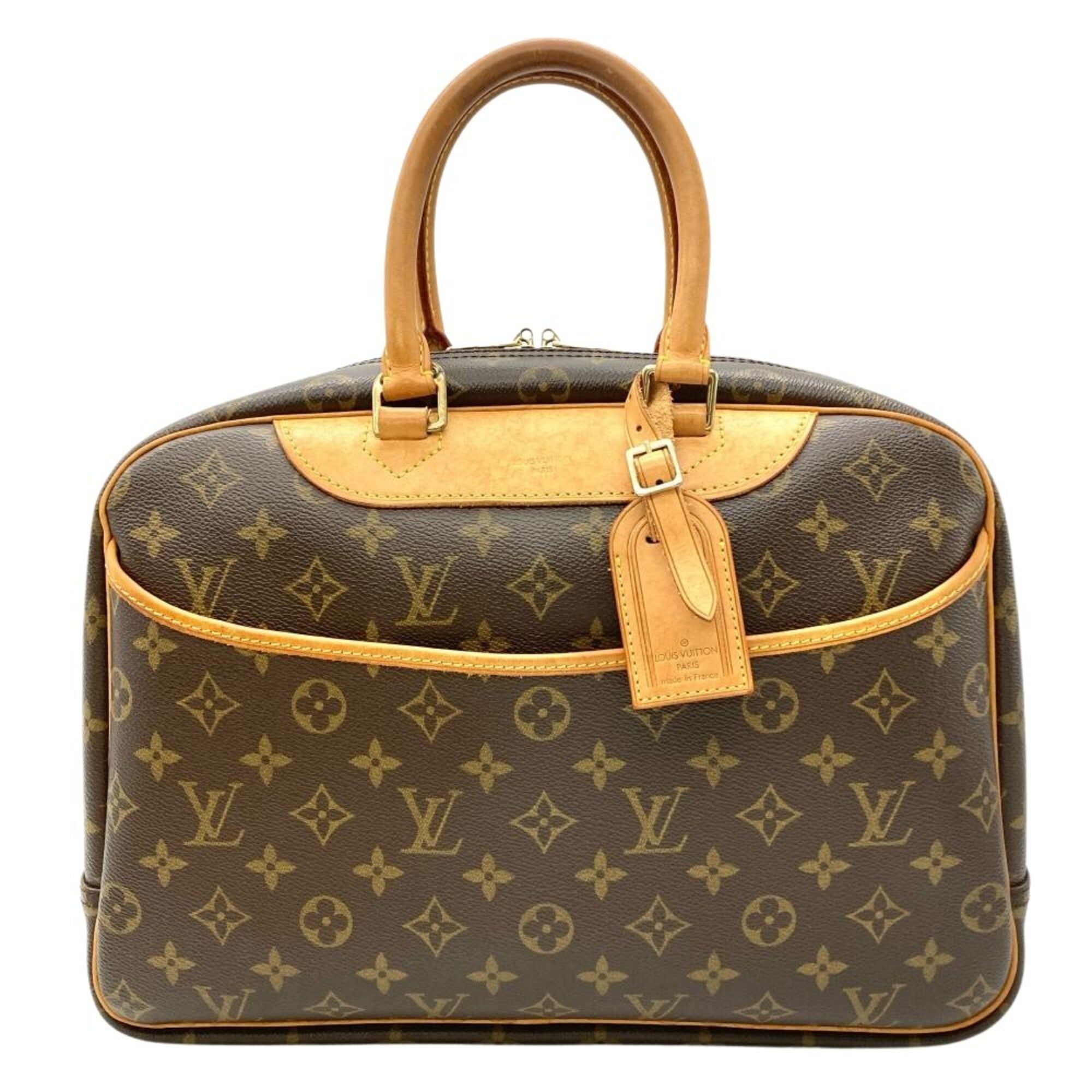 Louis Vuitton Brown Monogram Canvas Handbag (Pre-Owned)
