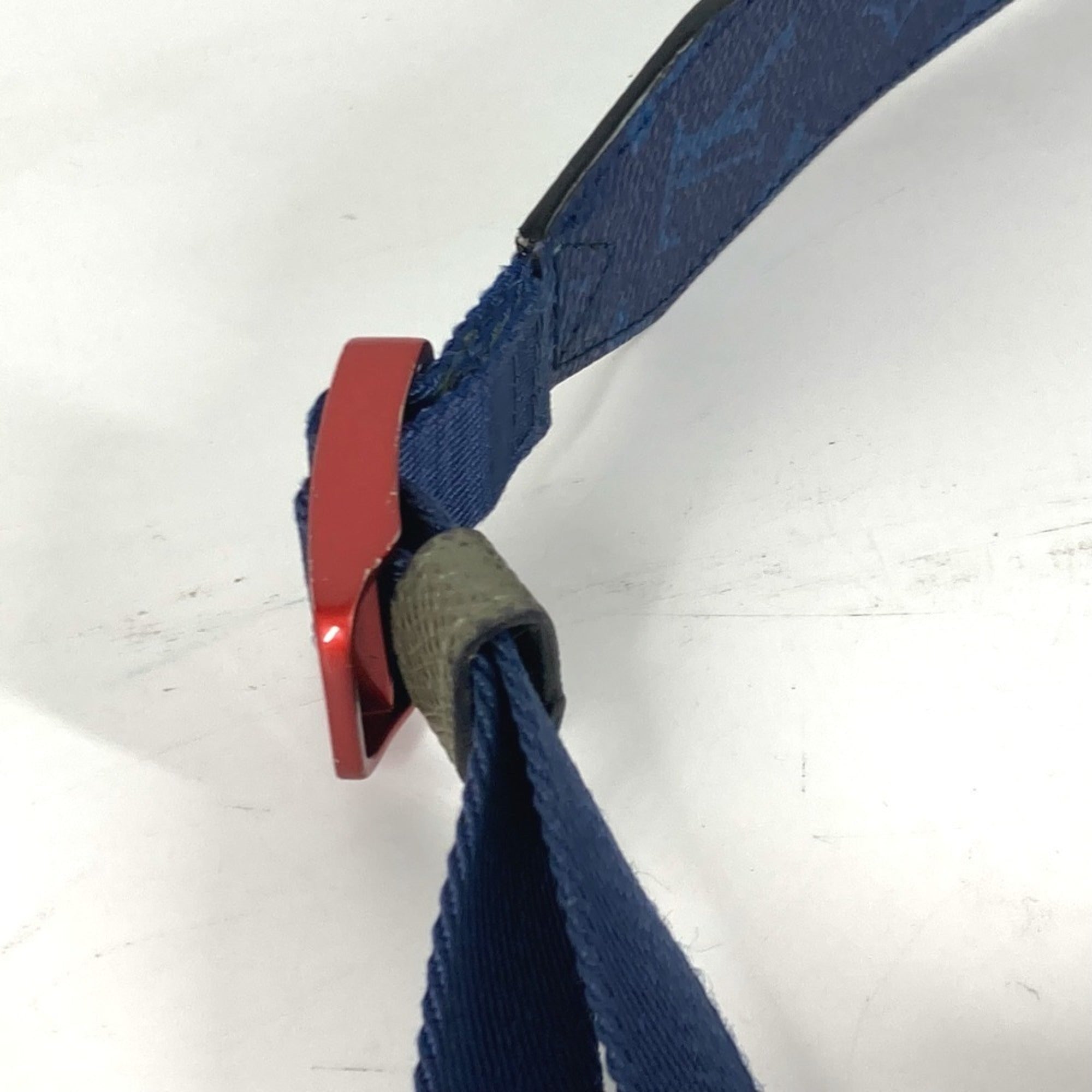 Louis Vuitton Blue Green Red Color Monogram Canvas Shoulder Bag (Pre-Owned)