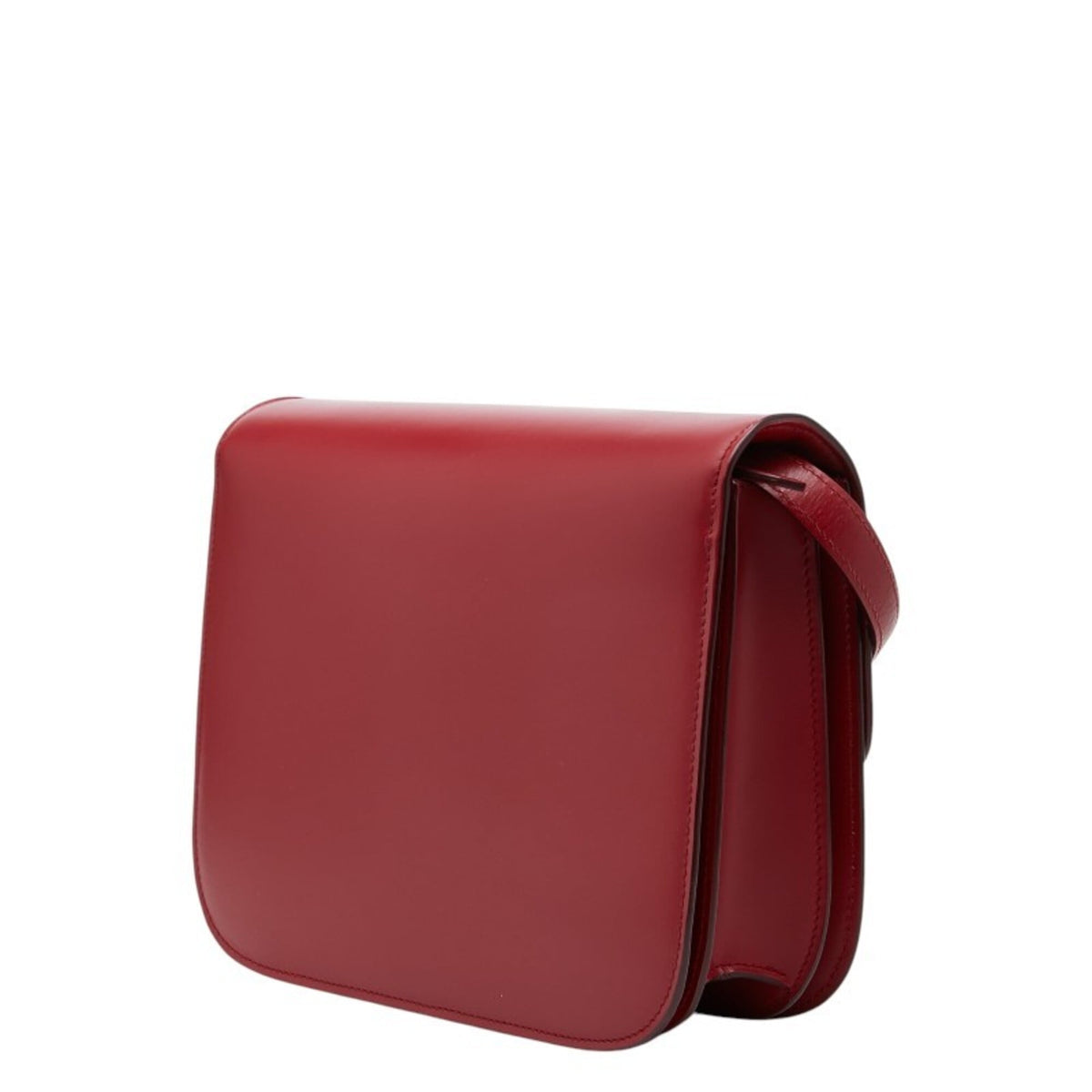 Celine Red Color Leather Handbag Shoulder Bag (Pre-Owned)