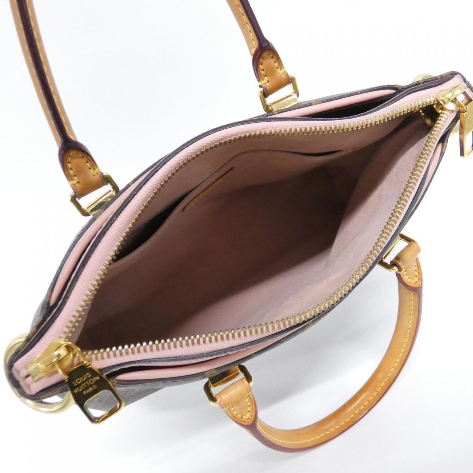 Louis Vuitton Brown Coated Canvas Handbag (Pre-Owned)