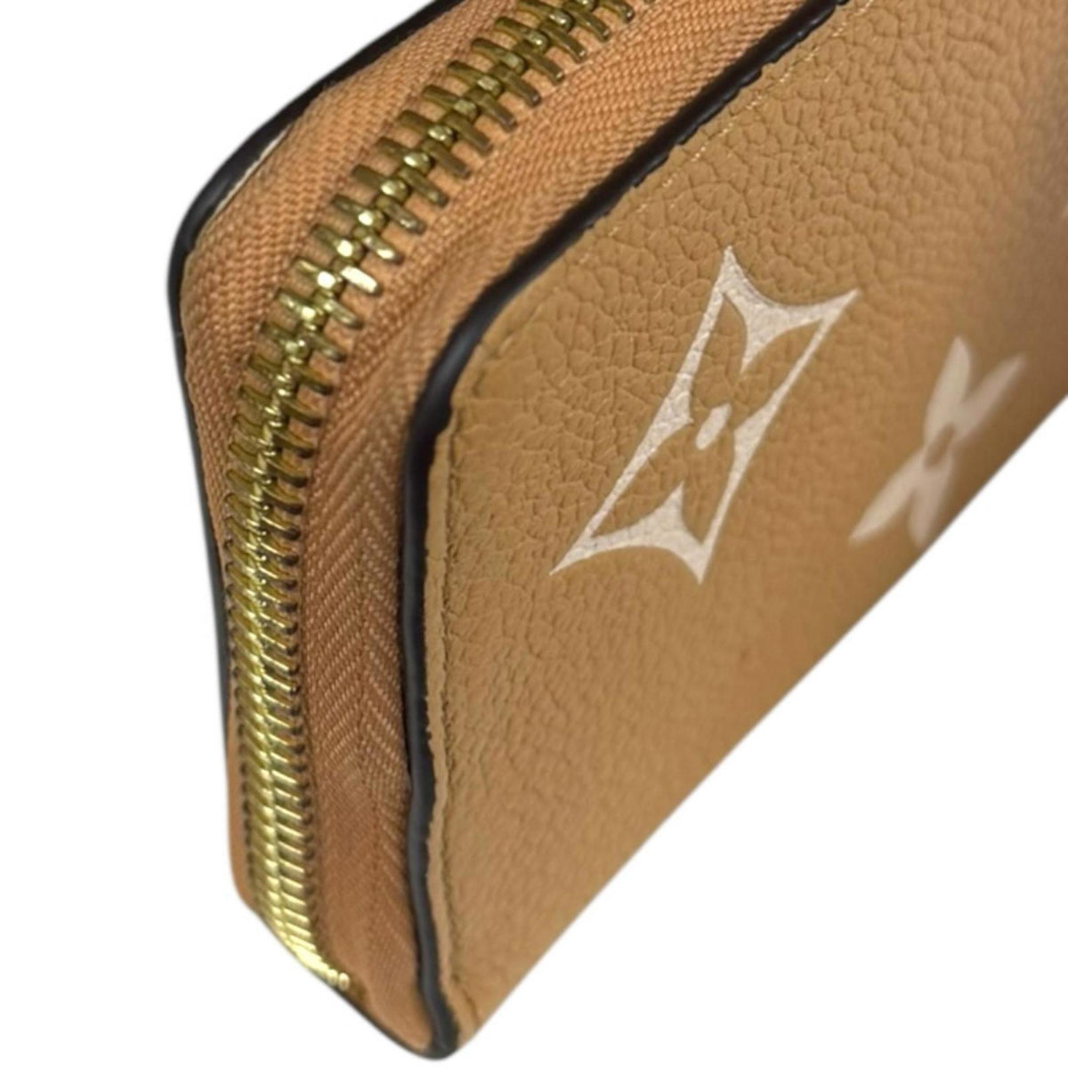 Louis Vuitton Monogram Empreinte Beige Galle Or Monogram Empreinte Coin Purse/Coin Case (Pre-Owned)