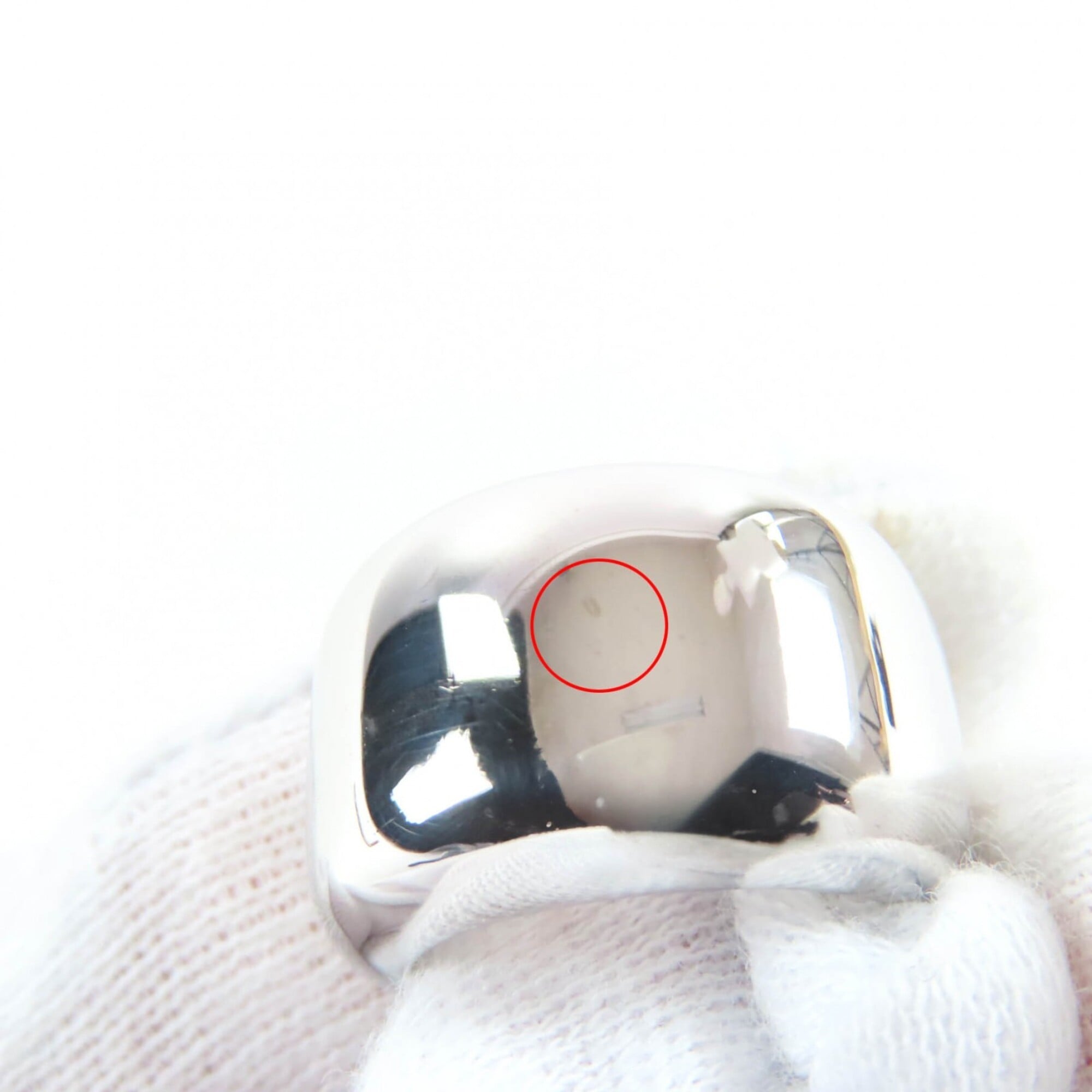 Cartier White Gold White Gold (18K) Band Ring (Pre-Owned)