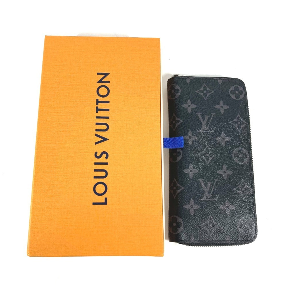 Louis Vuitton Monogram Eclipse Black Monogram Eclipse Long Wallet (Bi-Fold) (Pre-Owned)