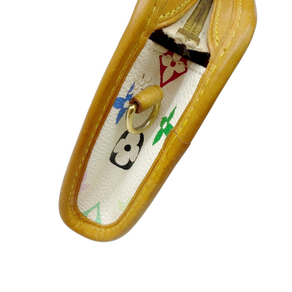 Louis Vuitton Blanc Monogram Multicolore Pouch (Pre-Owned)
