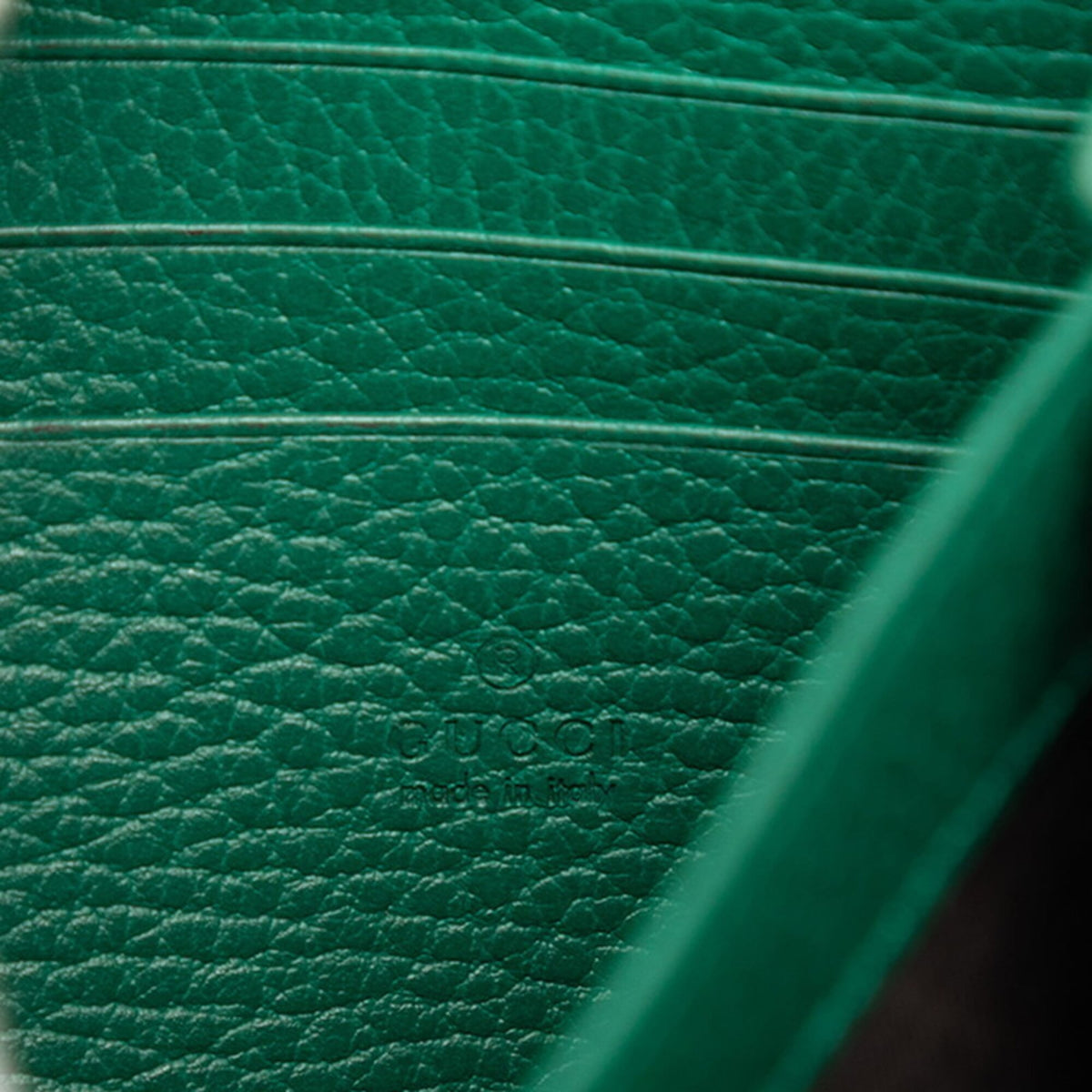 Gucci Green Leather Shoulder Bag (Pre-Owned)