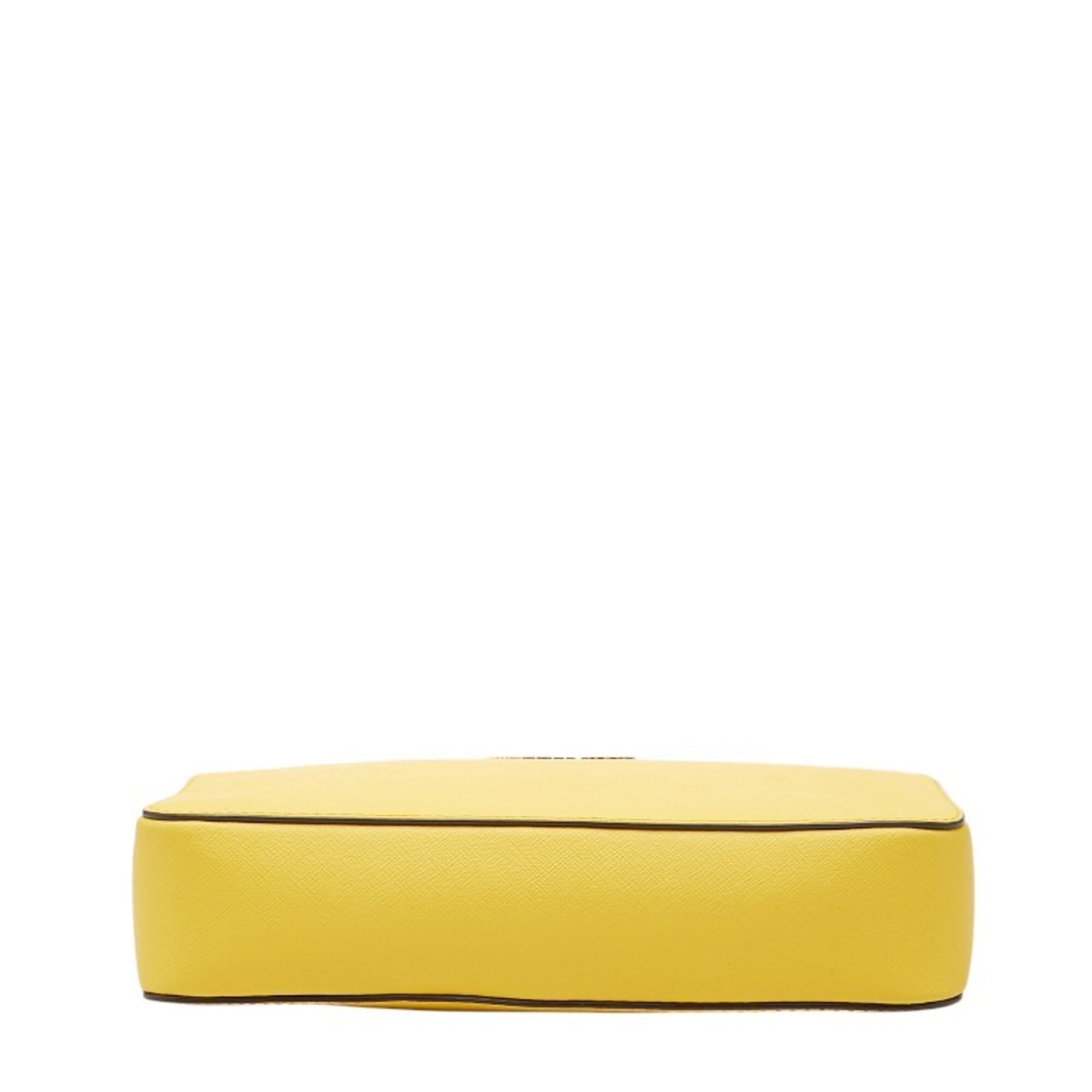 Michael Kors Yellow Leather Shoulder Bag (Pre-Owned)