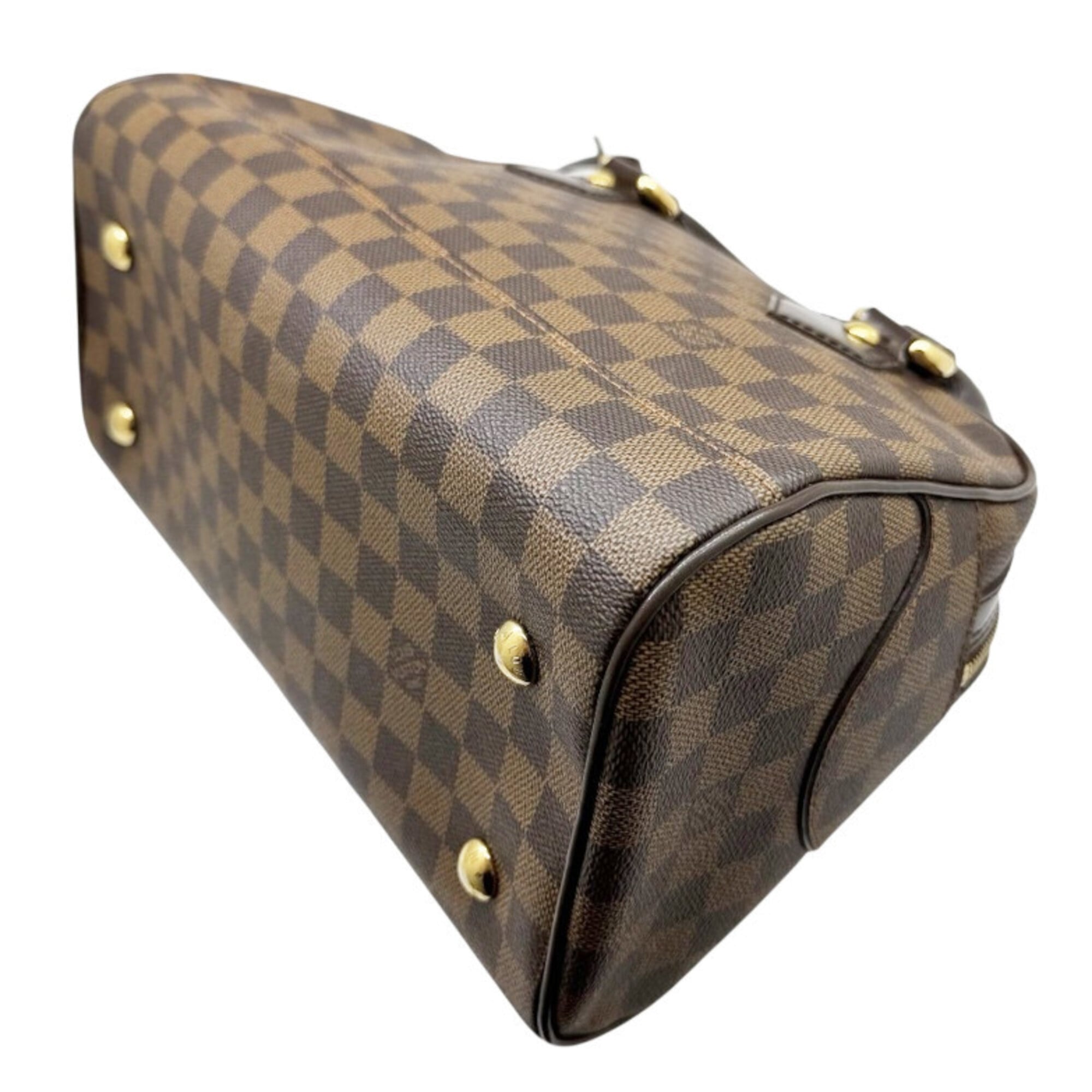 Louis Vuitton Brown Damier Canvas Boston Bag Handbag (Pre-Owned)