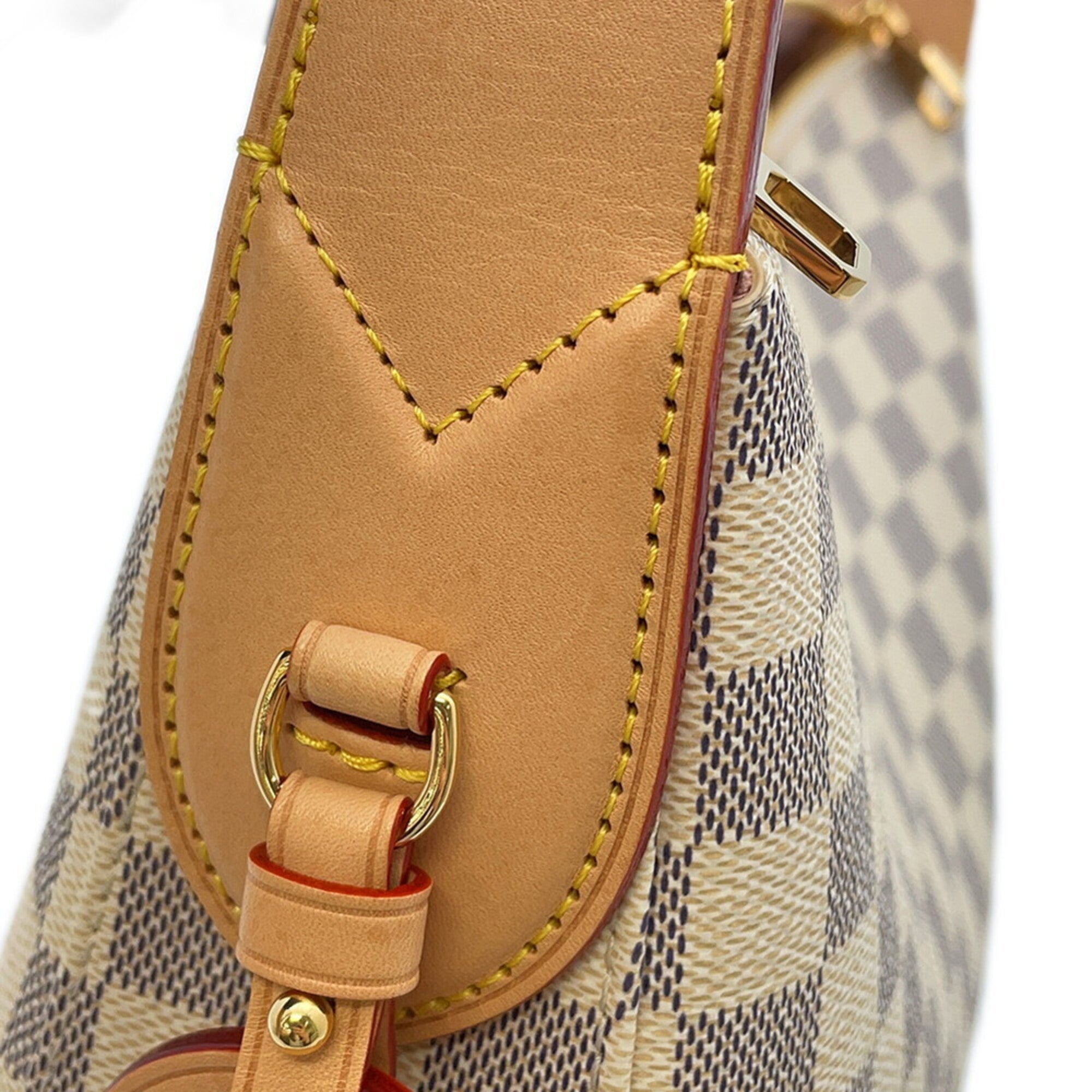 Louis Vuitton Damier Azur Beige Damier Azur Handbag Shoulder Bag (Pre-Owned)