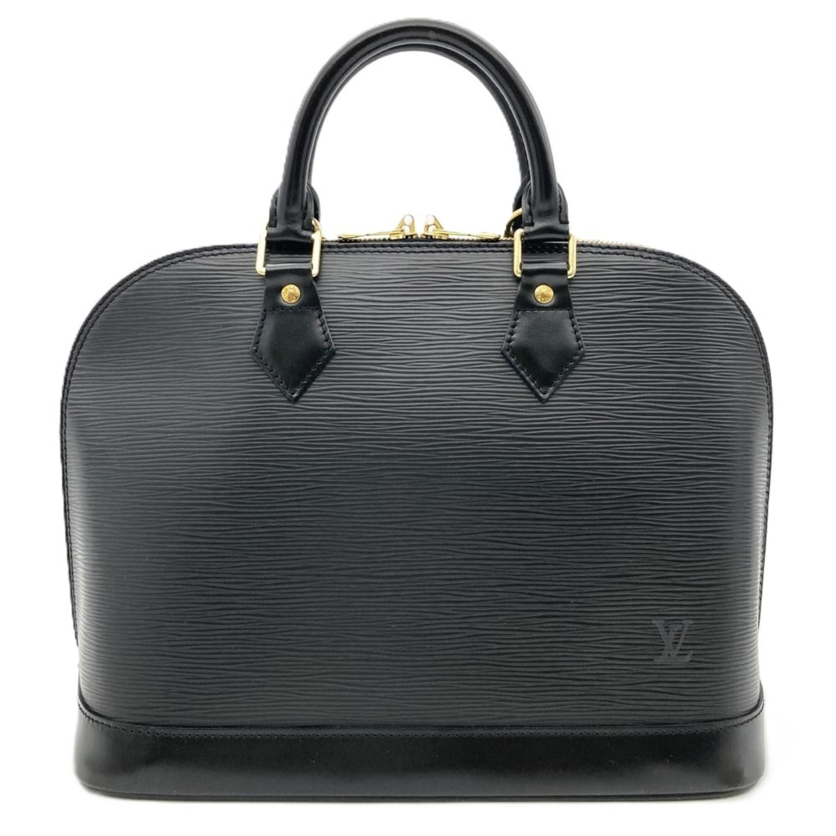 Louis Vuitton Black Noir Epi Leather Handbag (Pre-Owned)