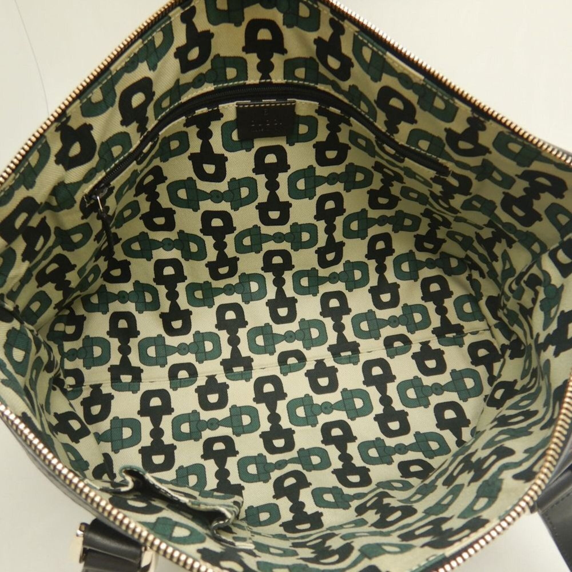 Gucci Black Leather Tote Bag (Pre-Owned)