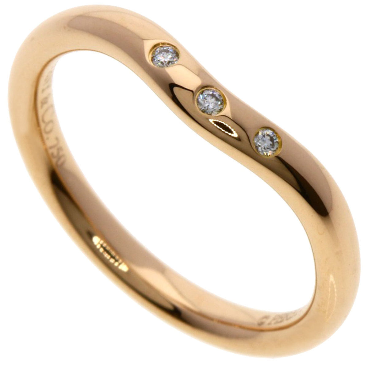 Tiffany Pink Gold (18K) Band Ring (Pre-Owned)