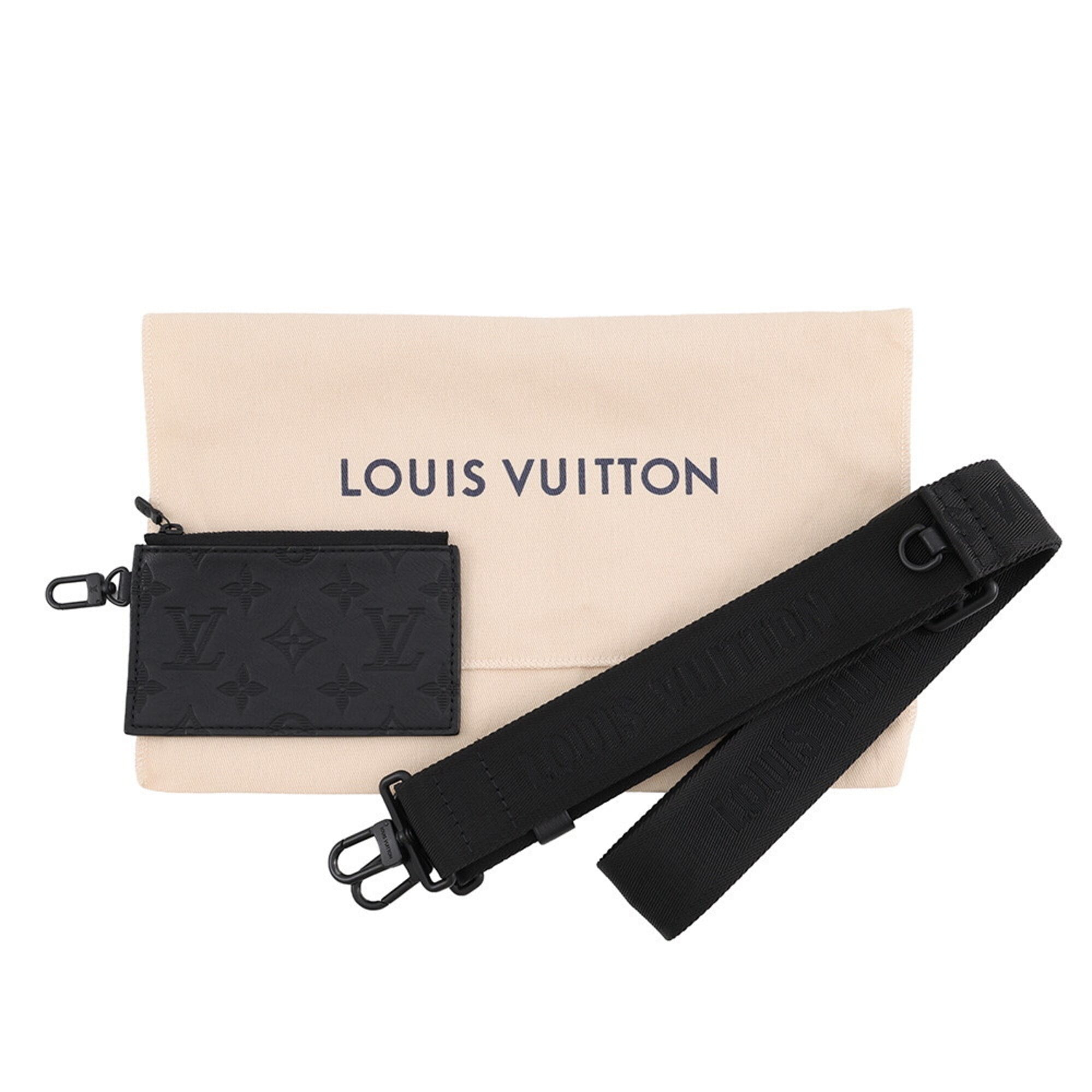 Louis Vuitton Black Monogram Noir Monogram Shadow Handbag Shoulder Bag (Pre-Owned)