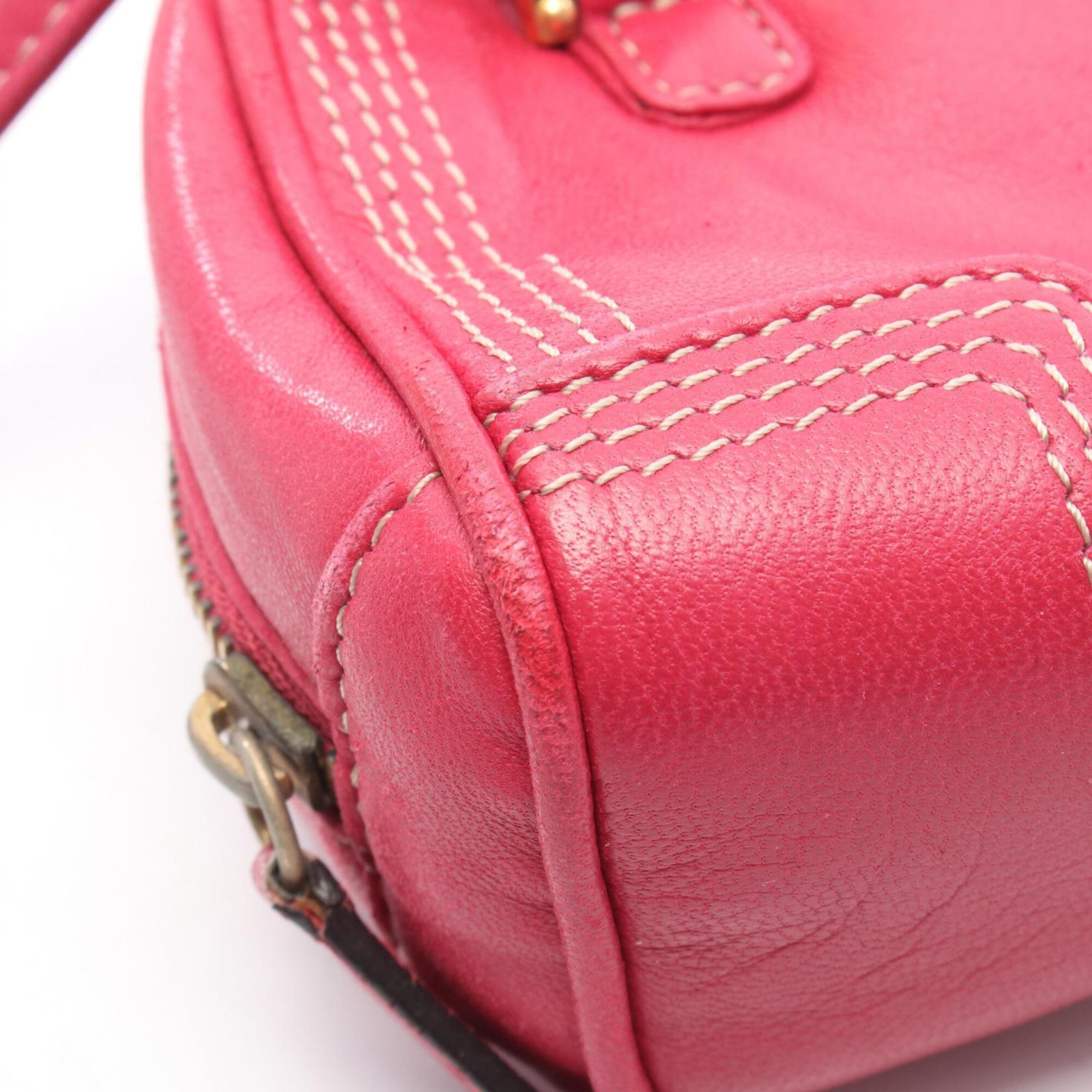 Loewe Pink Leather Handbag (Pre-Owned)