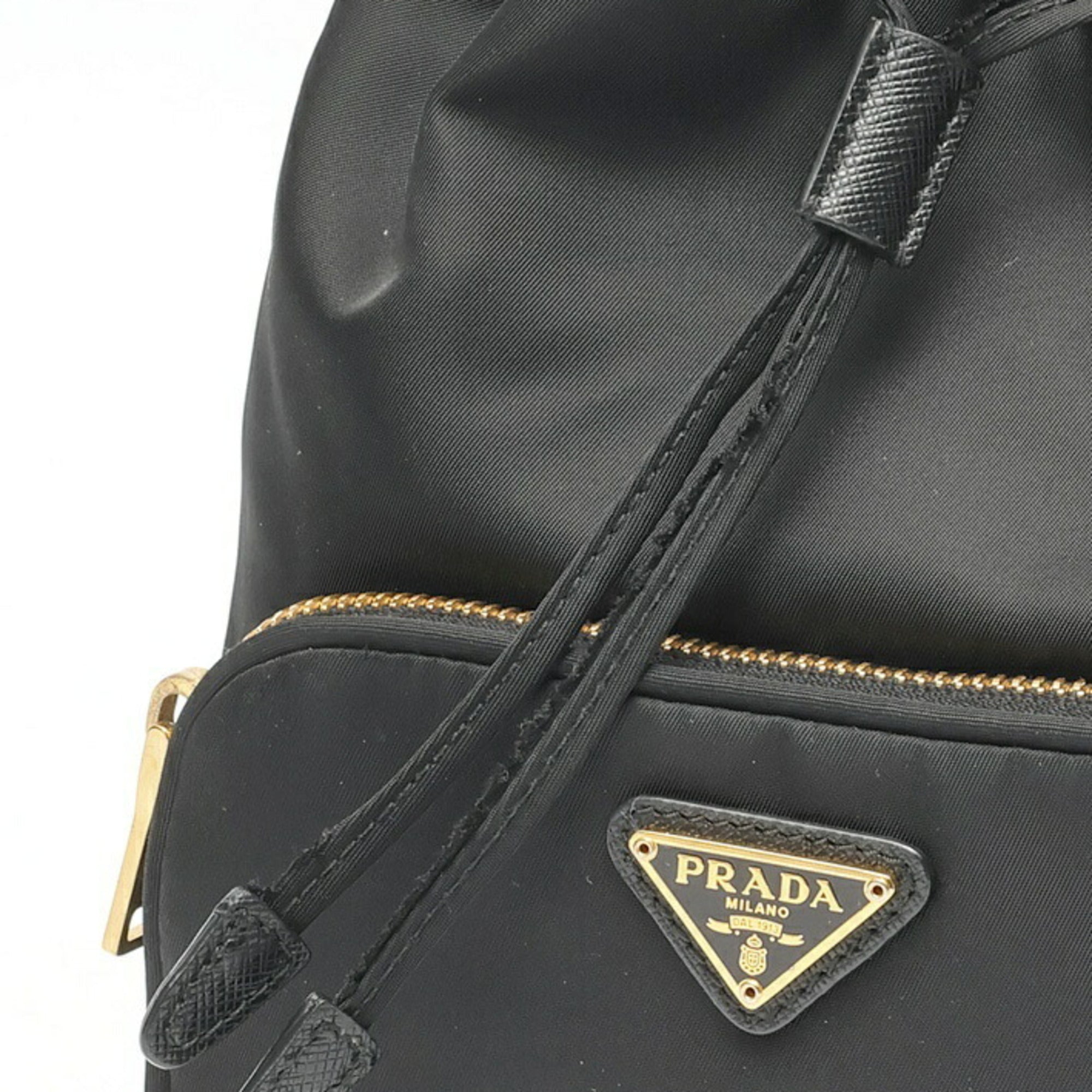 Prada Black Fabric Shoulder Bag (Pre-Owned)