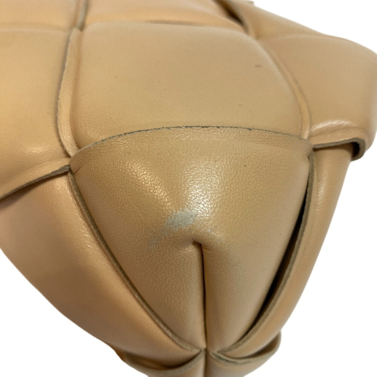 Bottega Veneta Beige Leather Shoulder Bag (Pre-Owned)