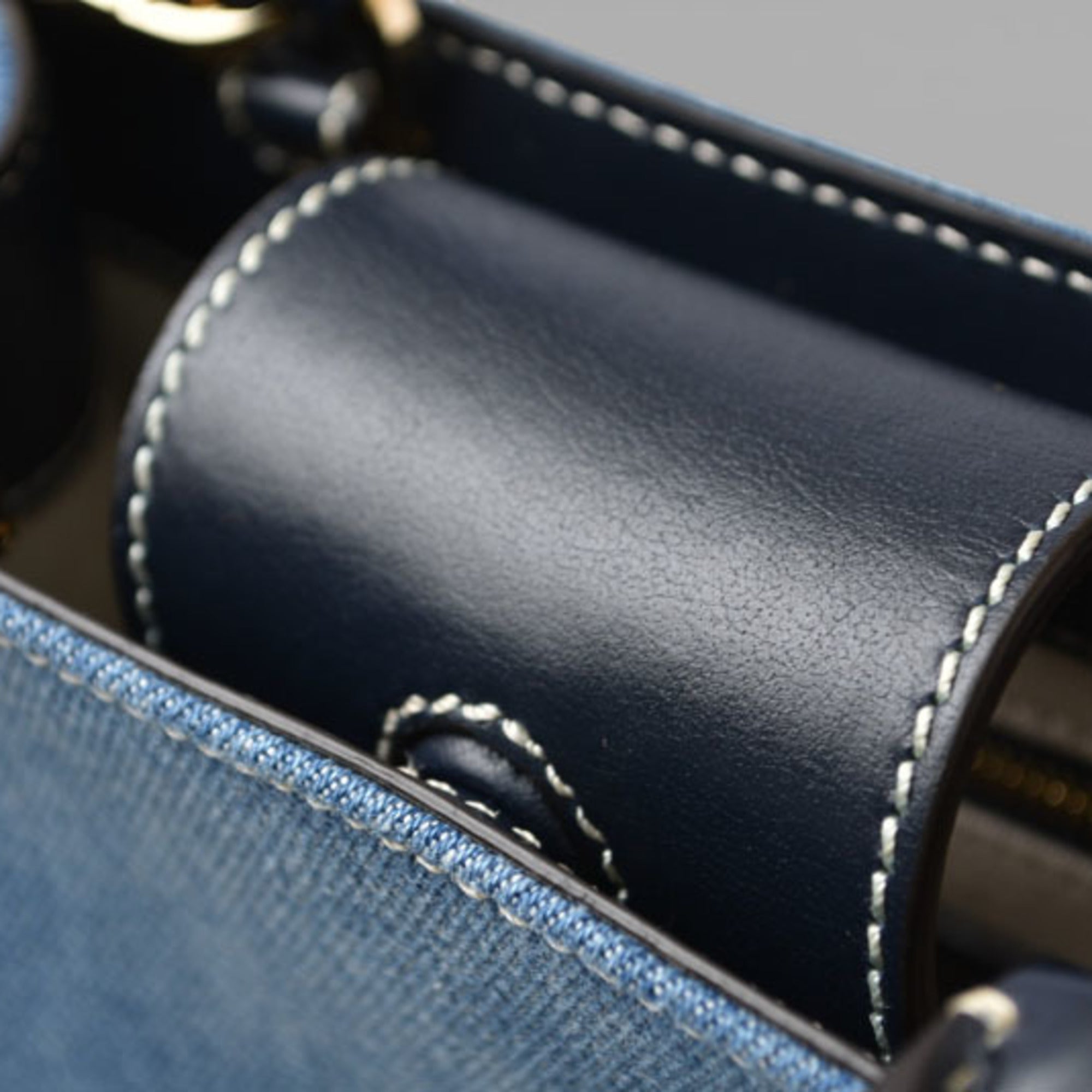 Jimmy Choo Denim Handbag Shoulder Bag (Pre-Owned)
