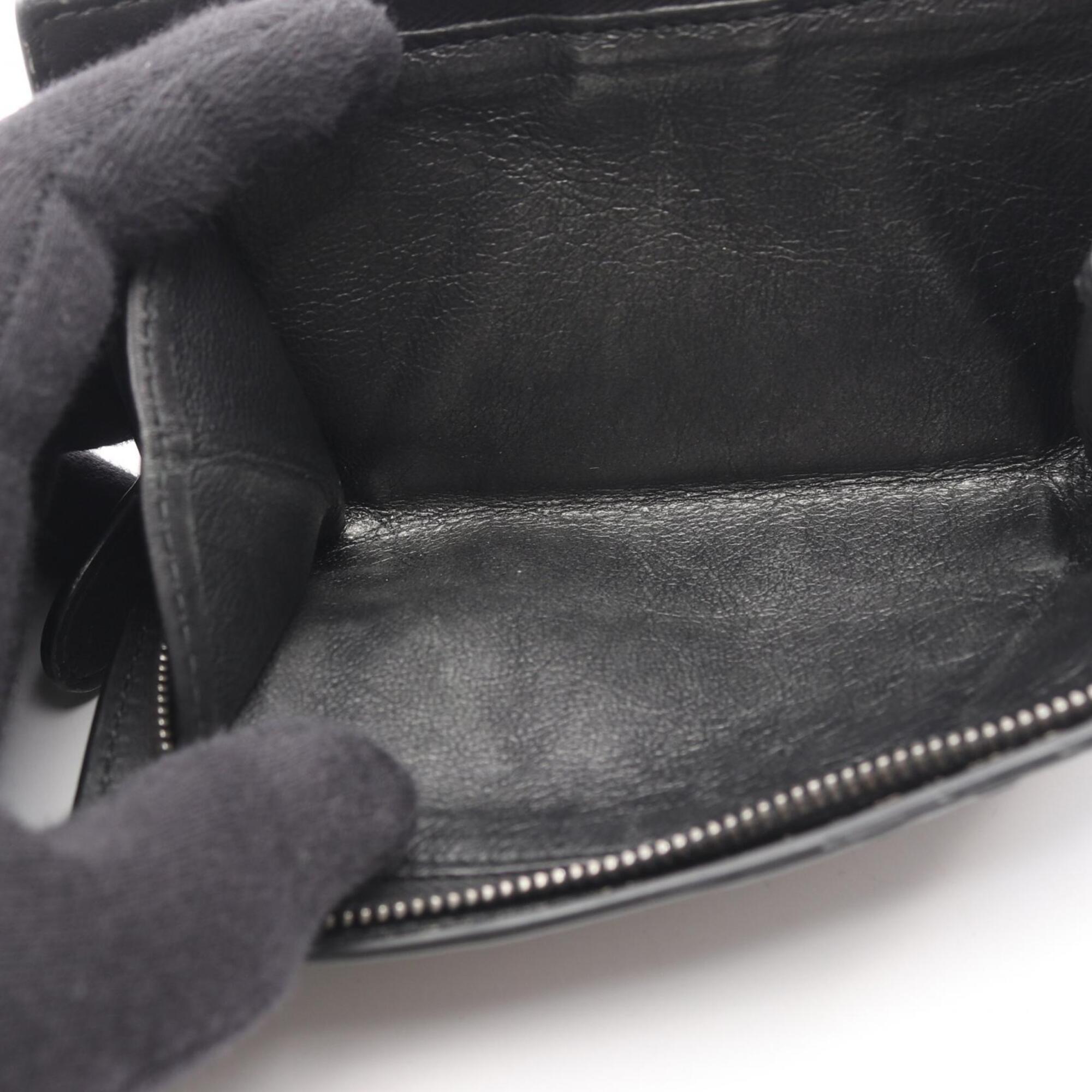 Bottega Veneta Black Intrecciato Wallet (Bi-Fold) (Pre-Owned)