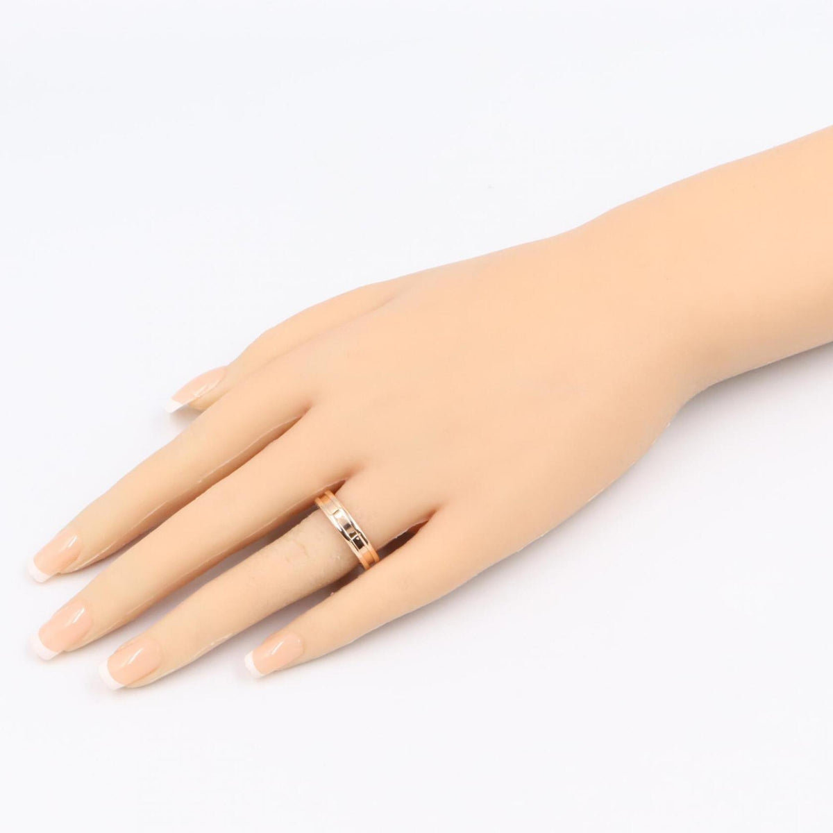 Bvlgari Gold Pink Gold (18K) Band Ring (Pre-Owned)