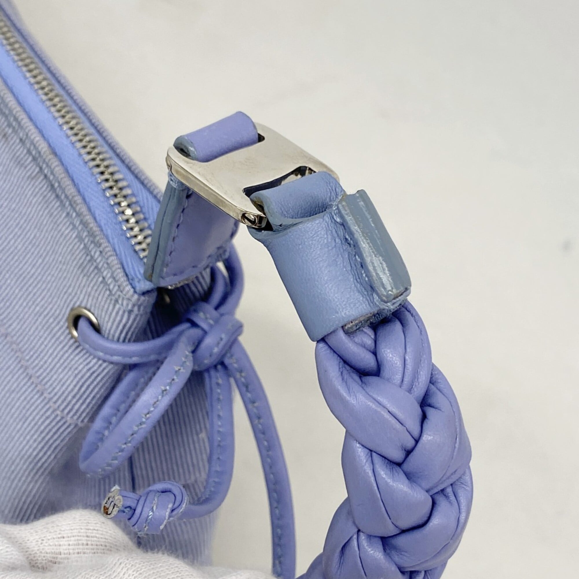 Salvatore Ferragamo Blue Canvas Shoulder Bag (Pre-Owned)