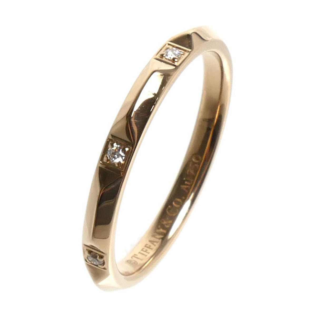 Tiffany Pink Gold (18K) Band Ring (Pre-Owned)