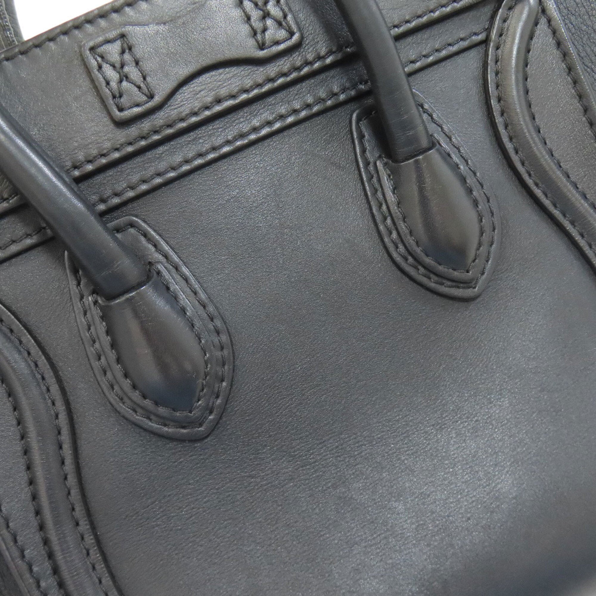Celine Black Leather Handbag (Pre-Owned)