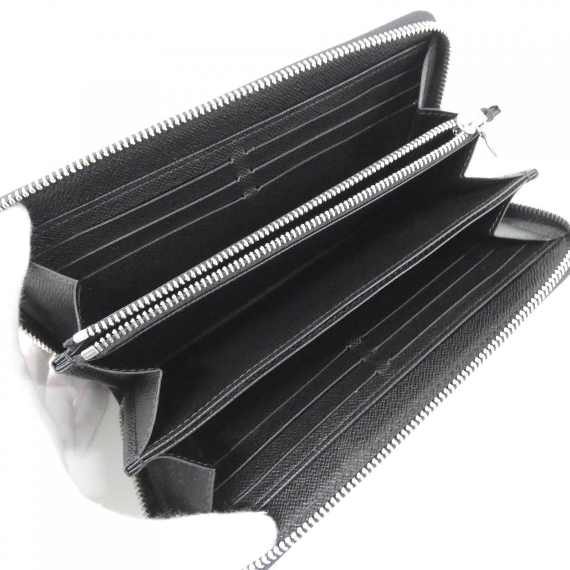 Louis Vuitton Epi Black Leather Long Wallet (Bi-Fold) (Pre-Owned)