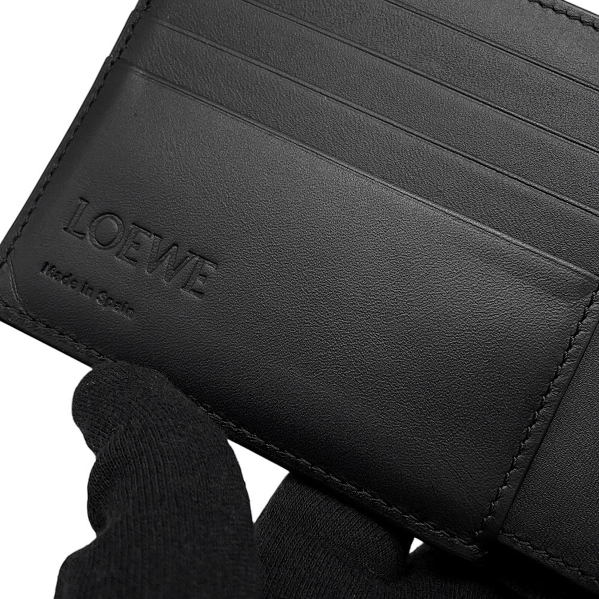 Loewe Black Leather Wallet (Bi-Fold) (Pre-Owned)