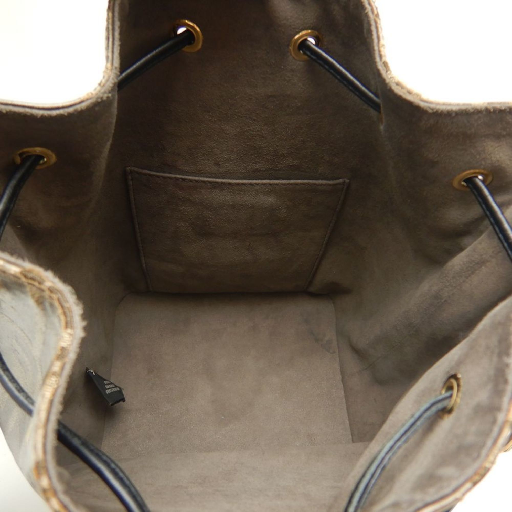 Fendi Brown Coated Canvas Shoulder Bag (Pre-Owned)