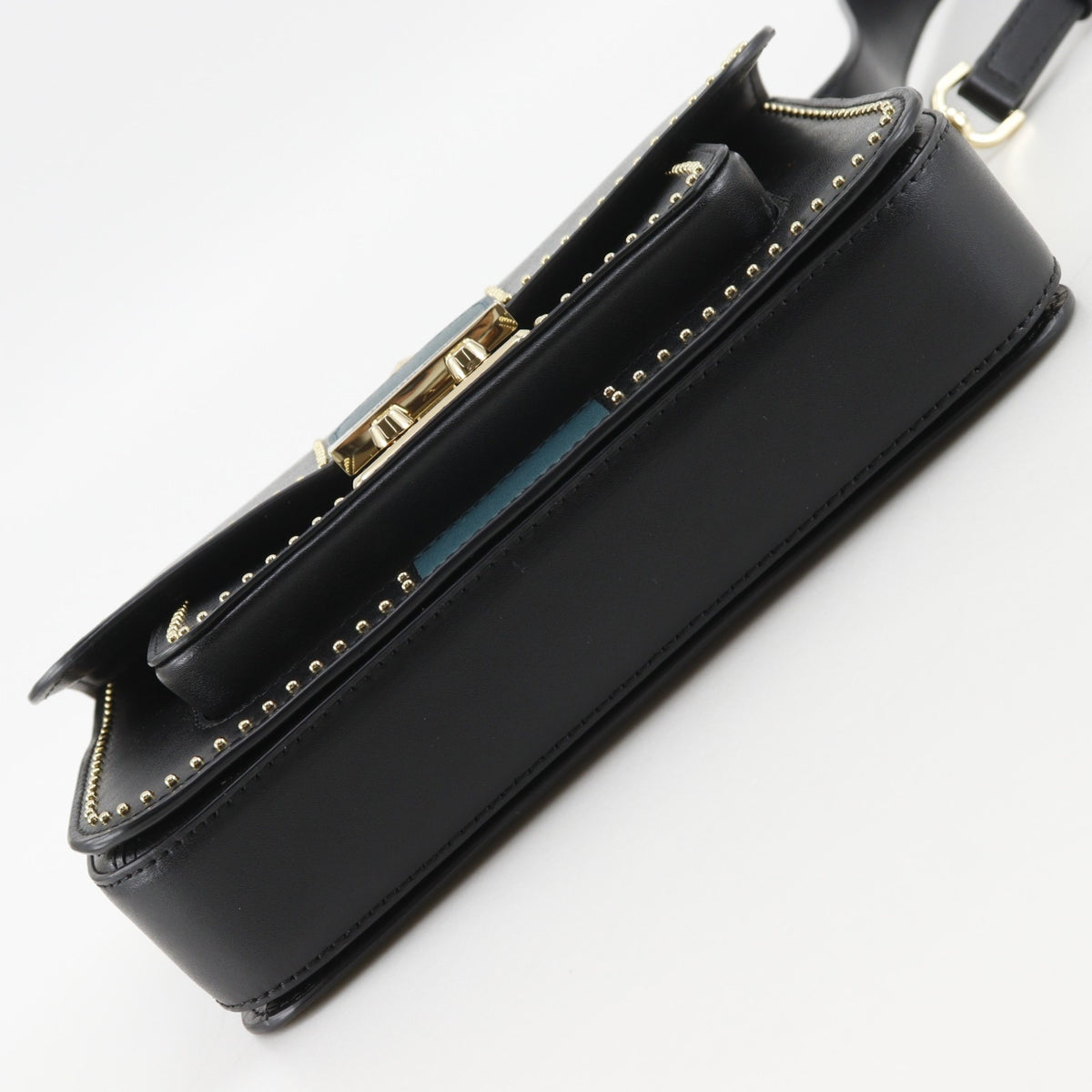 Michael Kors Black Leather Shoulder Bag (Pre-Owned)