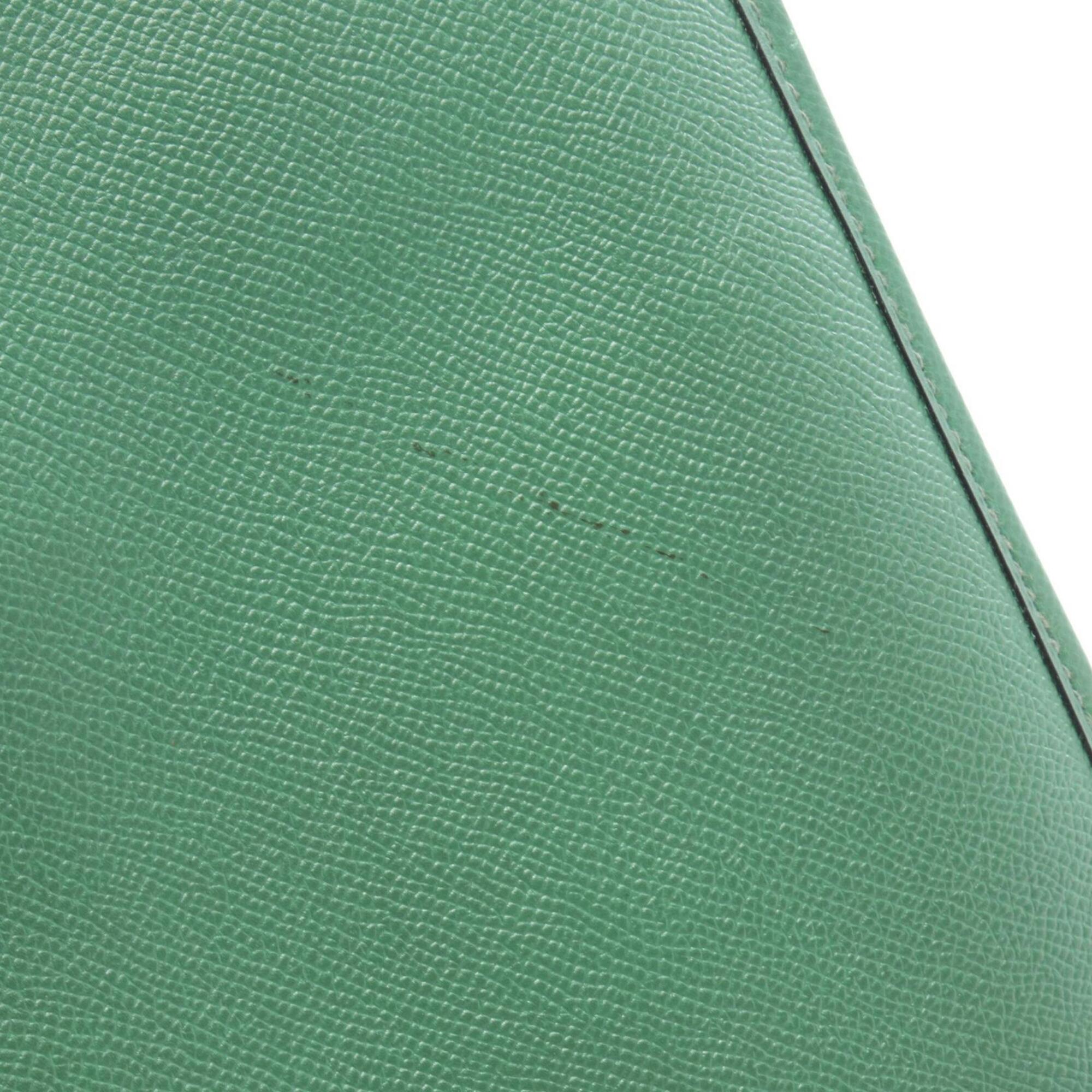 Hermes Green Courchevel Leather Shoulder Bag (Pre-Owned)