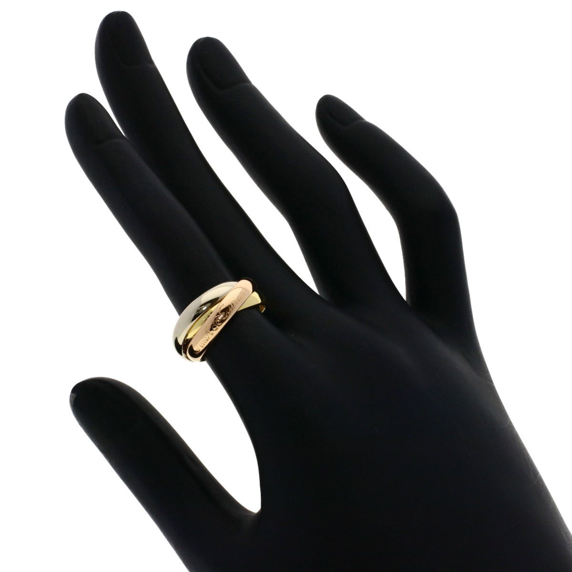 Cartier Trinity Yellow Gold (18K) Pink Gold (18K) White Gold (18K) Band Ring (Pre-Owned)
