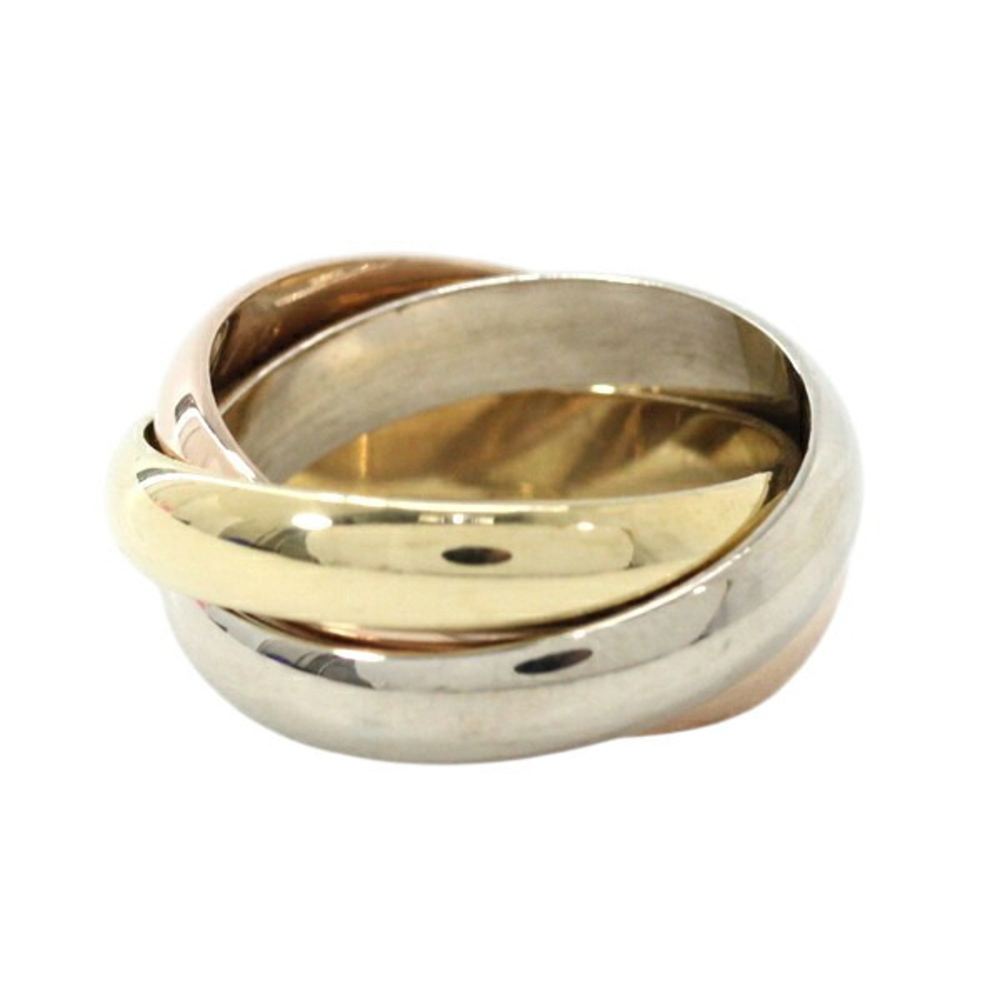 Cartier Pink Gold White Gold Yellow Gold Yellow Gold (18K) Pink Gold (18K) White Gold (18K) Band Ring (Pre-Owned)