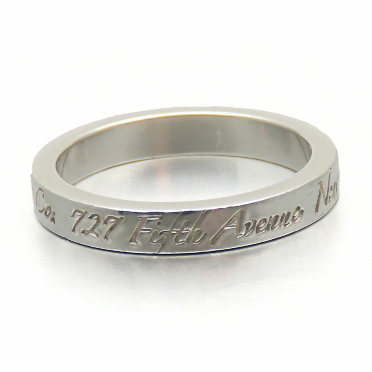 Tiffany Silver 925 Band Ring (Pre-Owned)