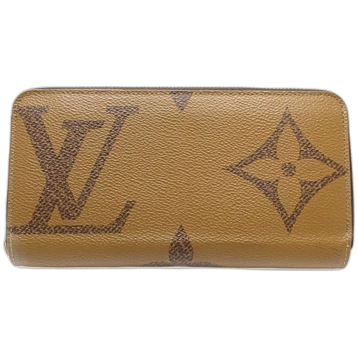Louis Vuitton Brown Canvas Long Wallet (Bi-Fold) (Pre-Owned)