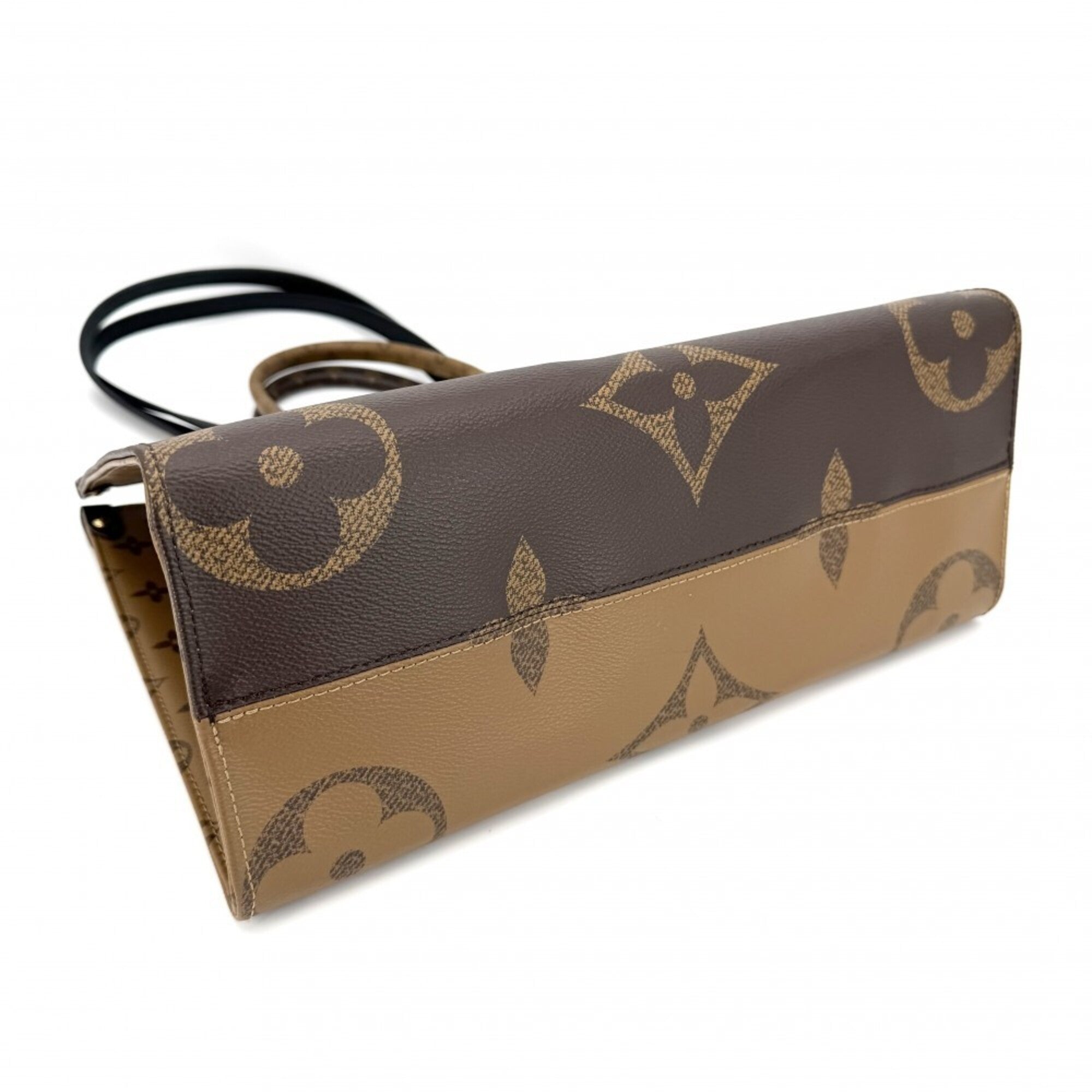 Louis Vuitton Brown Monogram Reverse Monogram Handbag Tote Bag (Pre-Owned)