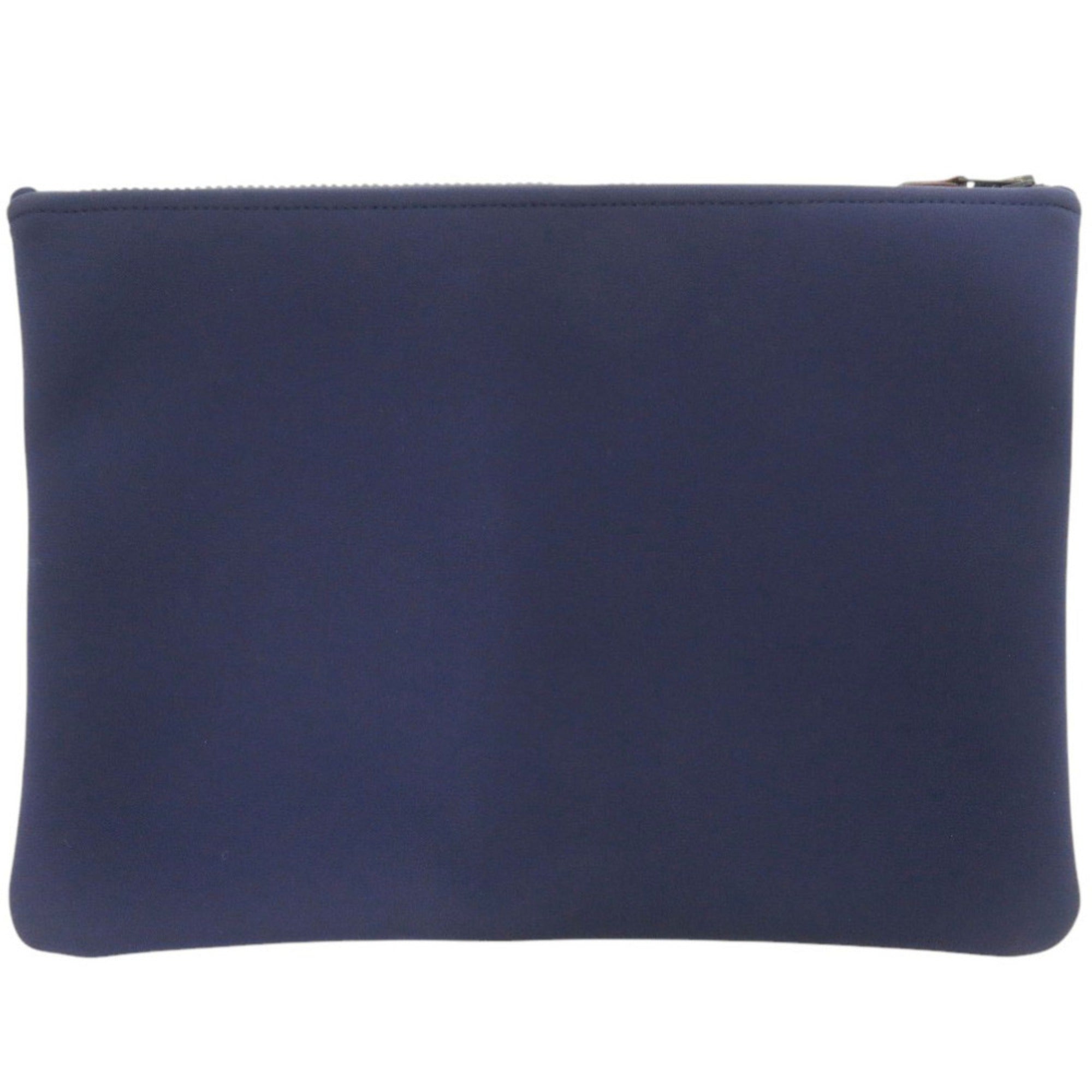 Hermes Navy Polyamide Nylon Pouch (Pre-Owned)