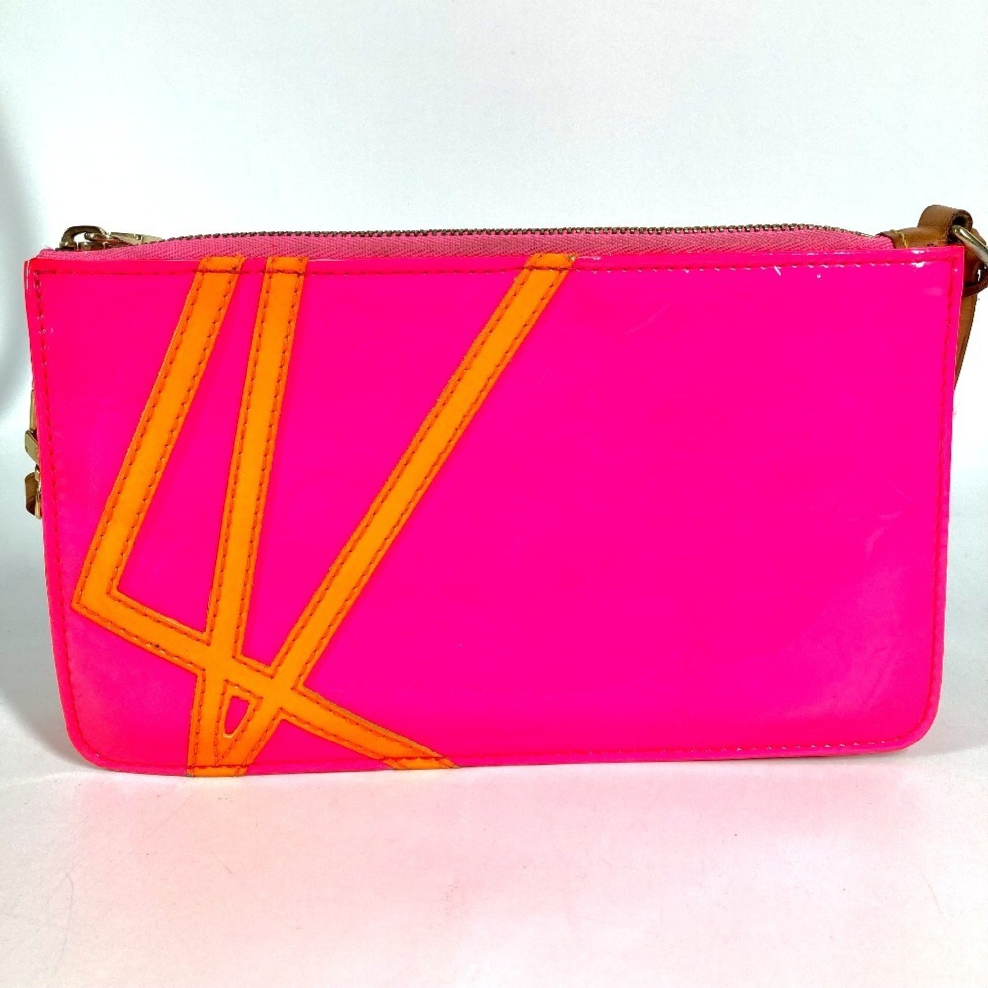 Louis Vuitton Pink Monogram Vernis Handbag Pouch Shoulder Bag (Pre-Owned)