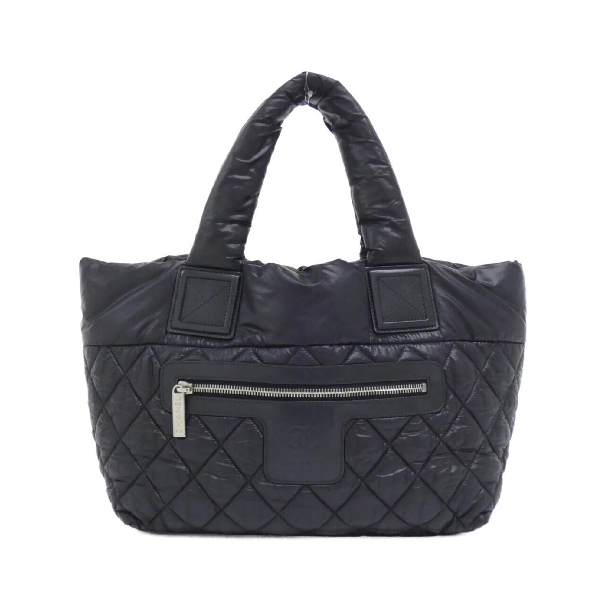 Chanel Black Nylon Handbag (Pre-Owned)