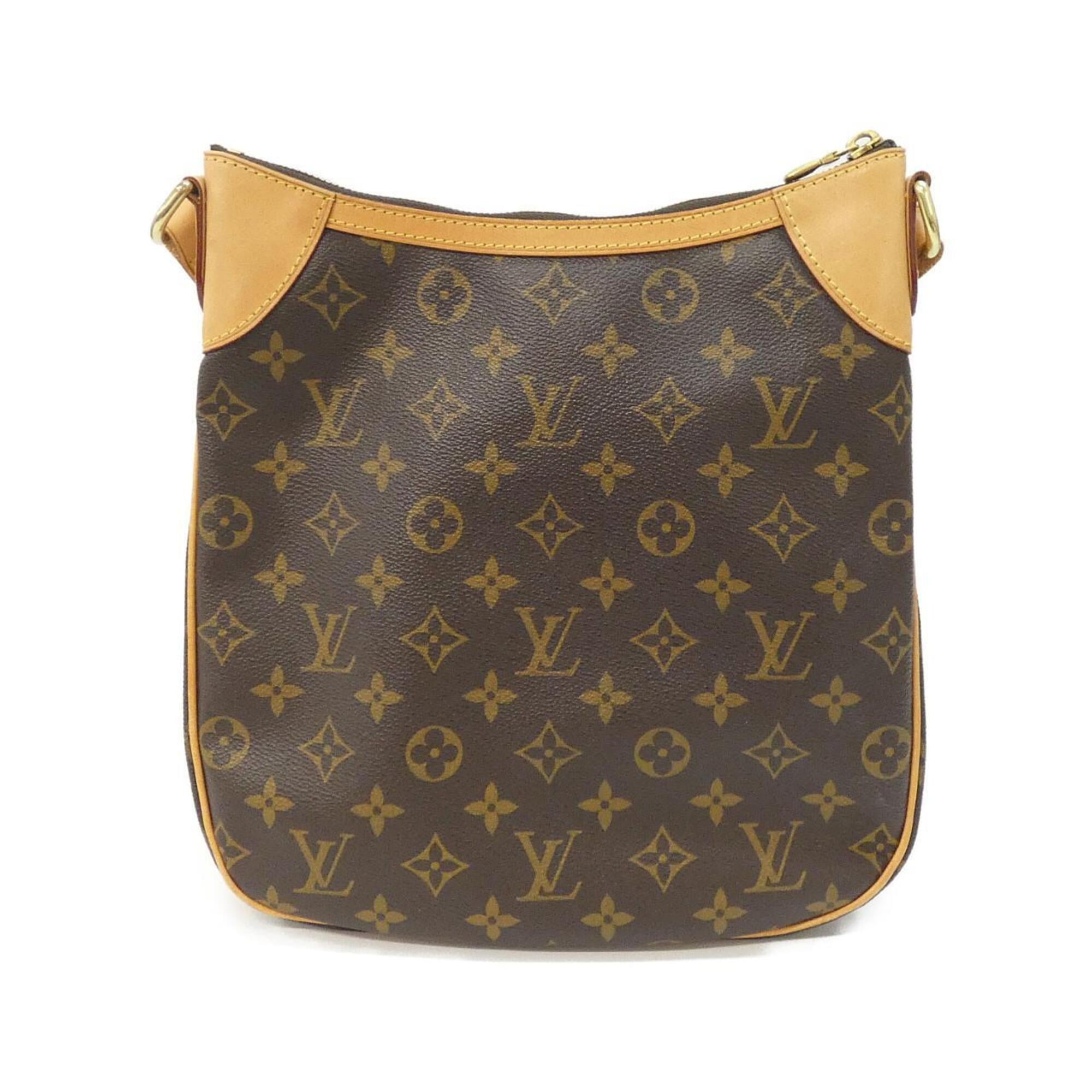 Louis Vuitton Marron Coated Canvas Shoulder Bag (Pre-Owned)