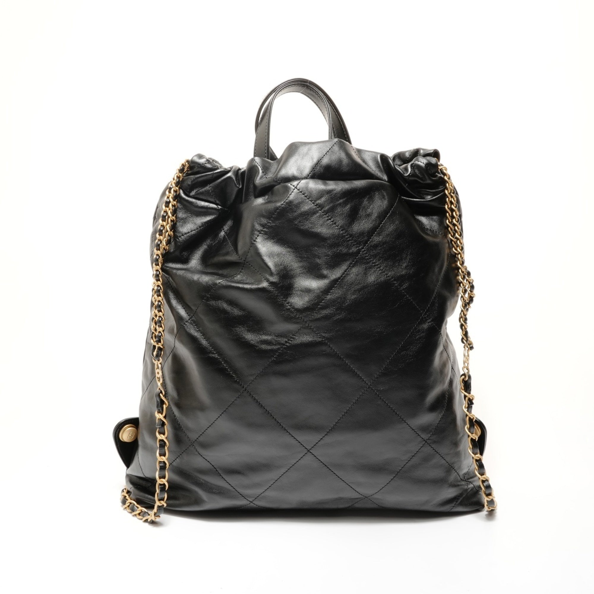 Chanel Matelasse Black Backpack (Pre-Owned)