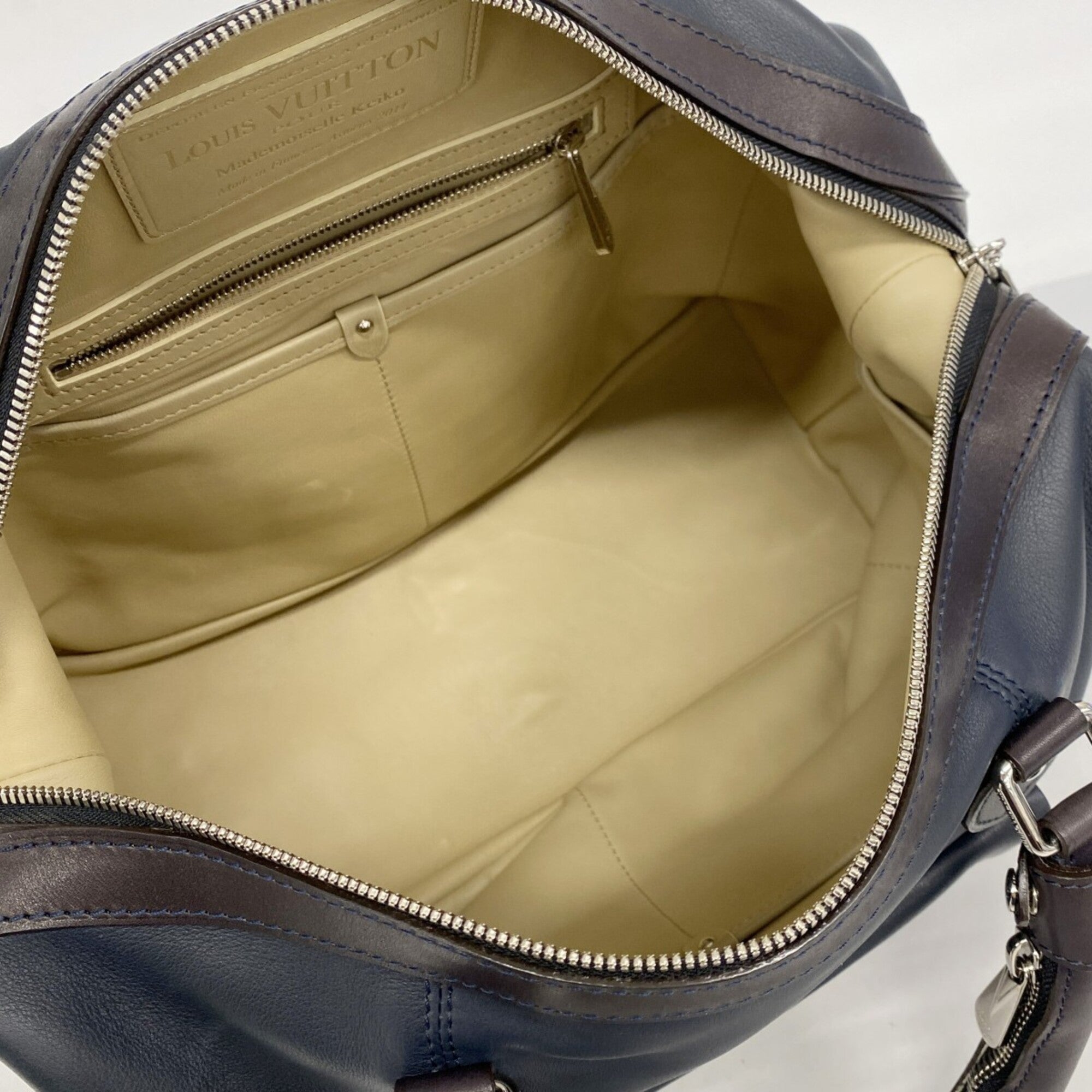 Louis Vuitton Navy Boston Bag (Pre-Owned)