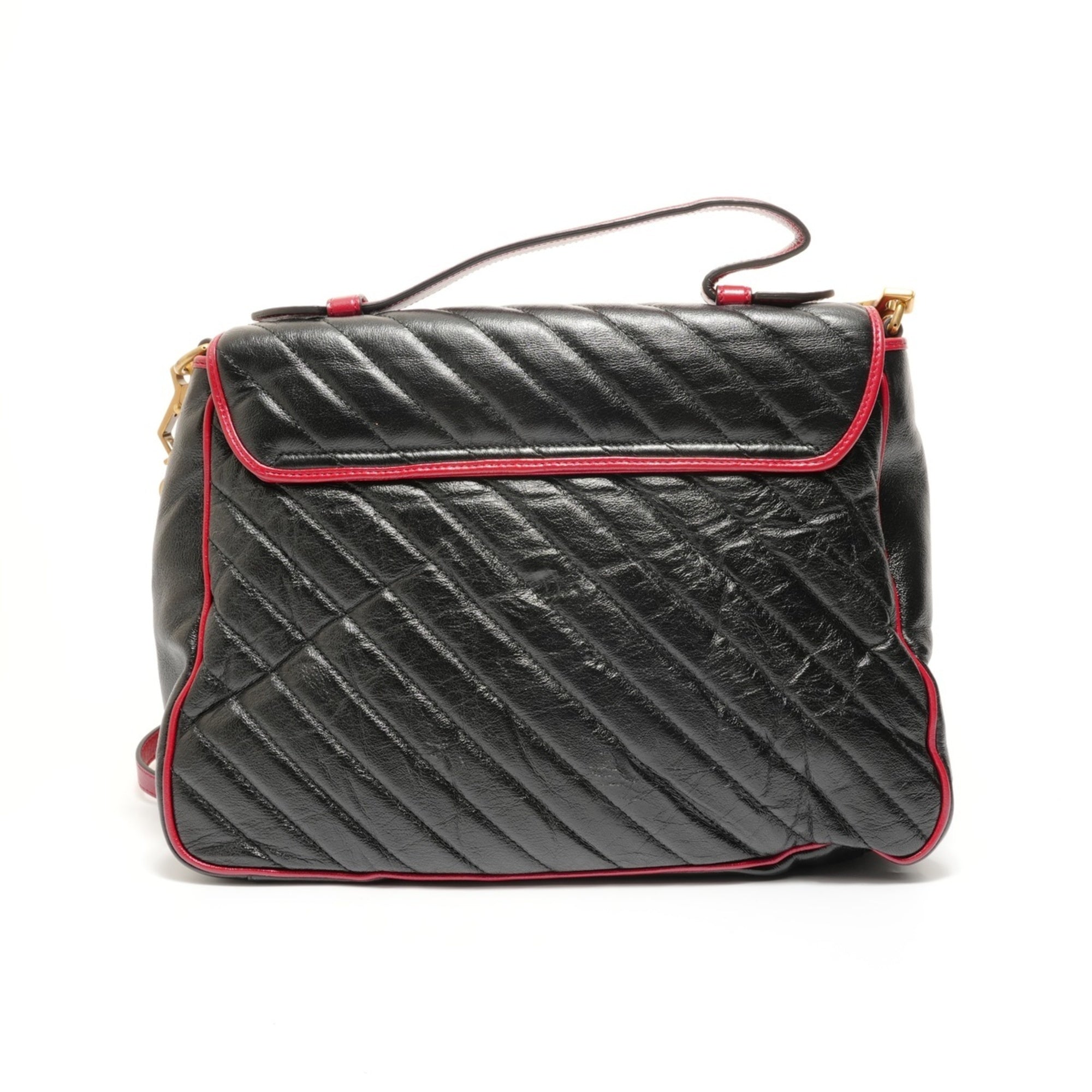 Gucci Gg Marmont Black Handbag (Pre-Owned)
