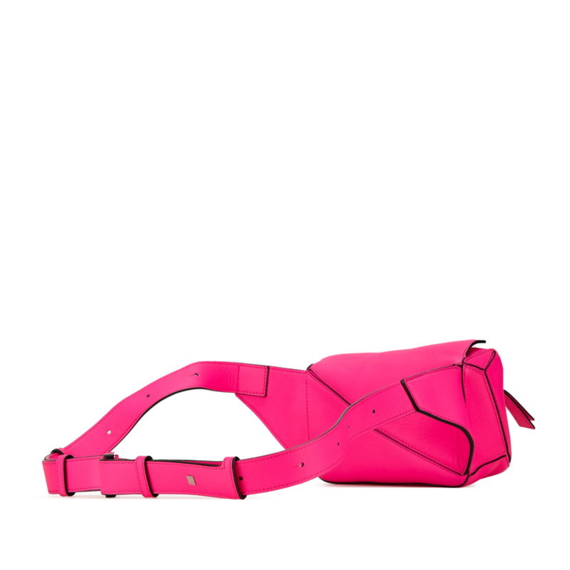 Loewe Pink Leather Shoulder Bag Sling Bag (Pre-Owned)