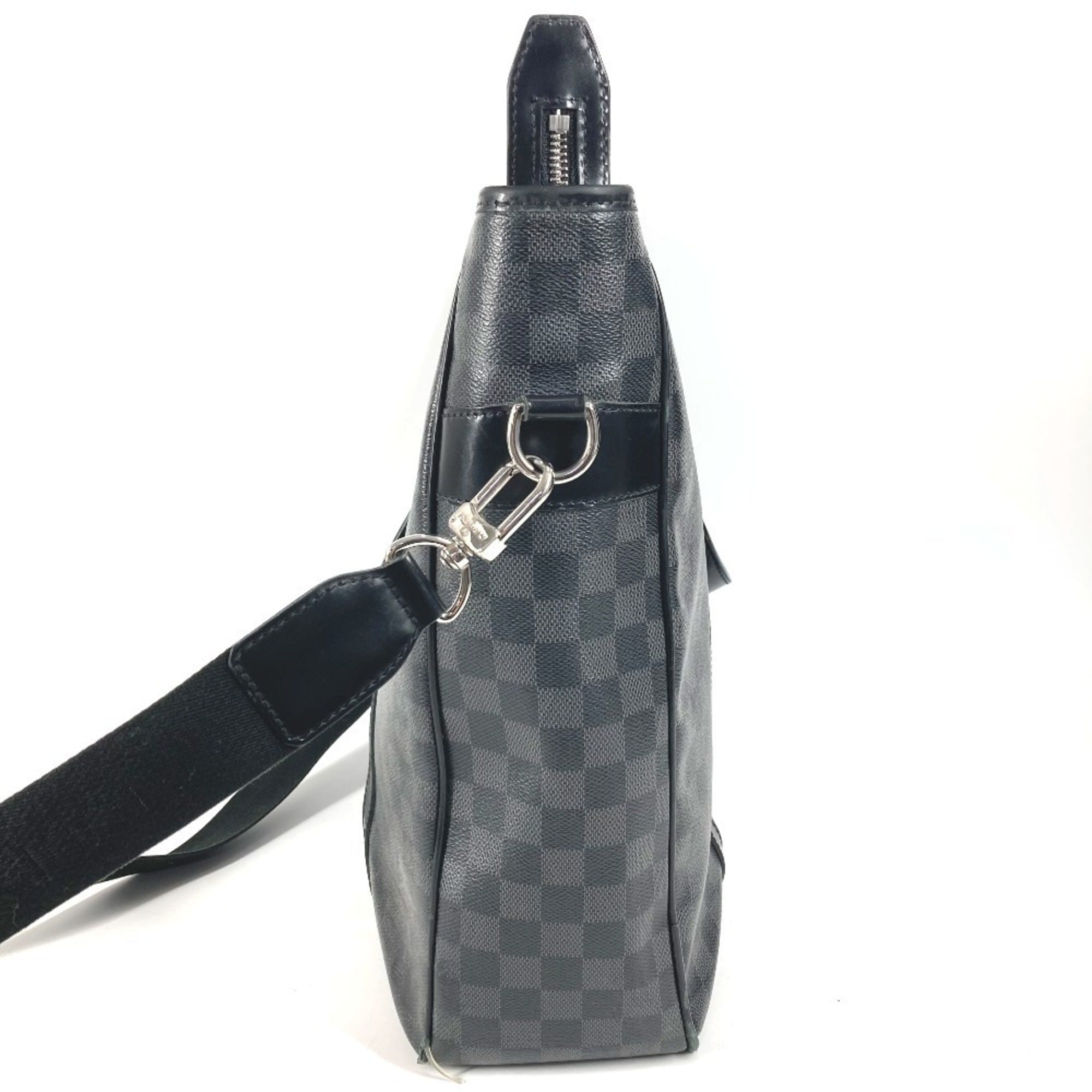 Louis Vuitton Black Damier Graphite Canvas Shoulder Bag Tote Bag (Pre-Owned)