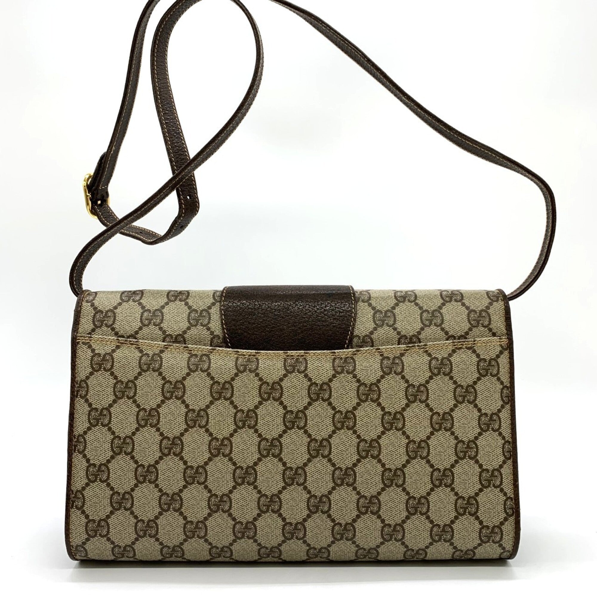 Gucci Brown Gg Supreme Shoulder Bag (Pre-Owned)