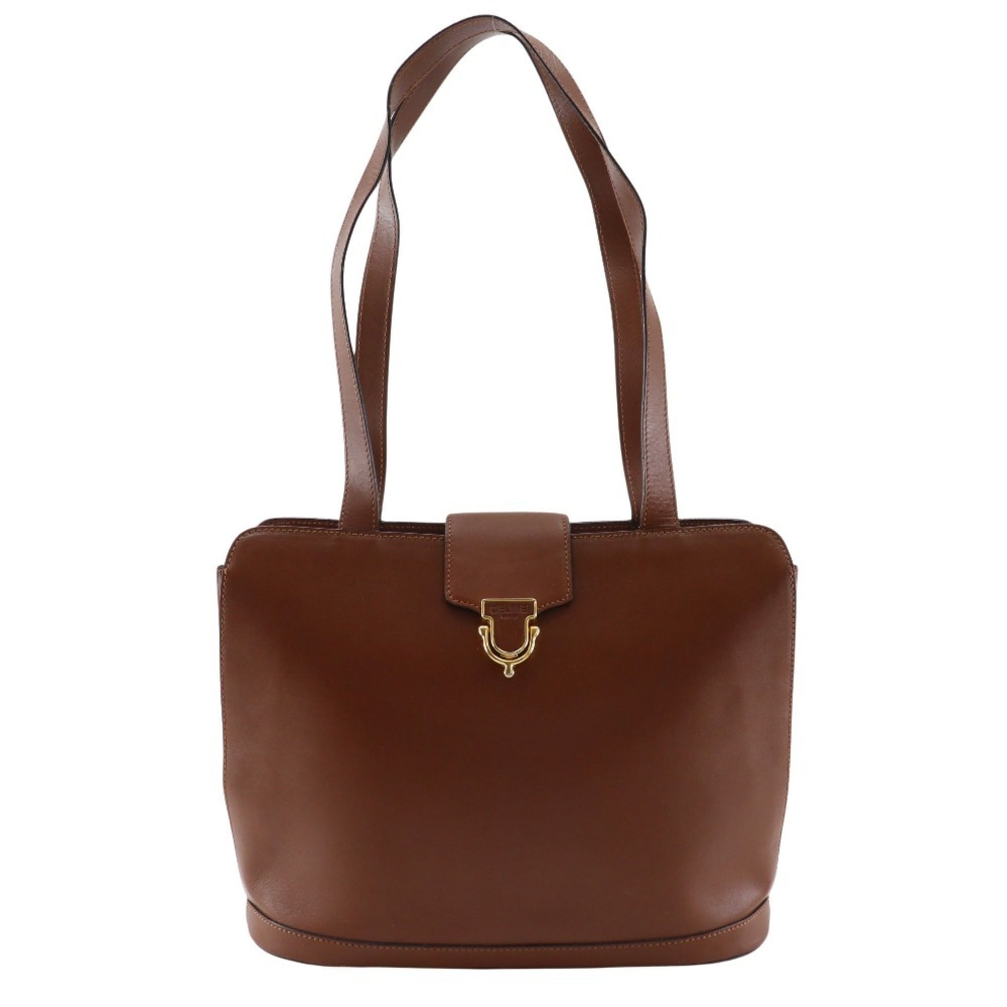 Celine Brown Leather Tote Bag (Pre-Owned)