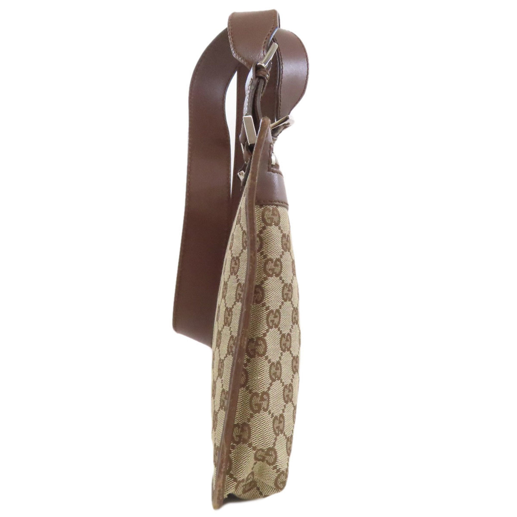 Gucci Brown Canvas Shoulder Bag (Pre-Owned)