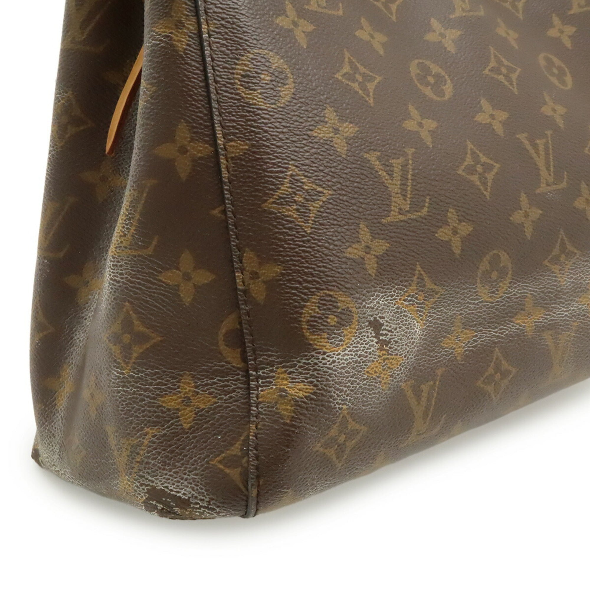 Louis Vuitton Brown Monogram White Monogram Handbag Shoulder Bag (Pre-Owned)