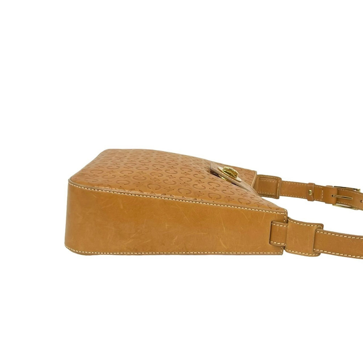 Celine Brown Leather Shoulder Bag (Pre-Owned)