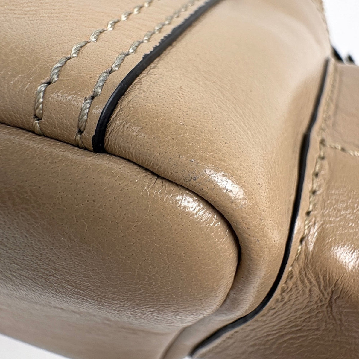 Chloé Beige Leather Handbag (Pre-Owned)